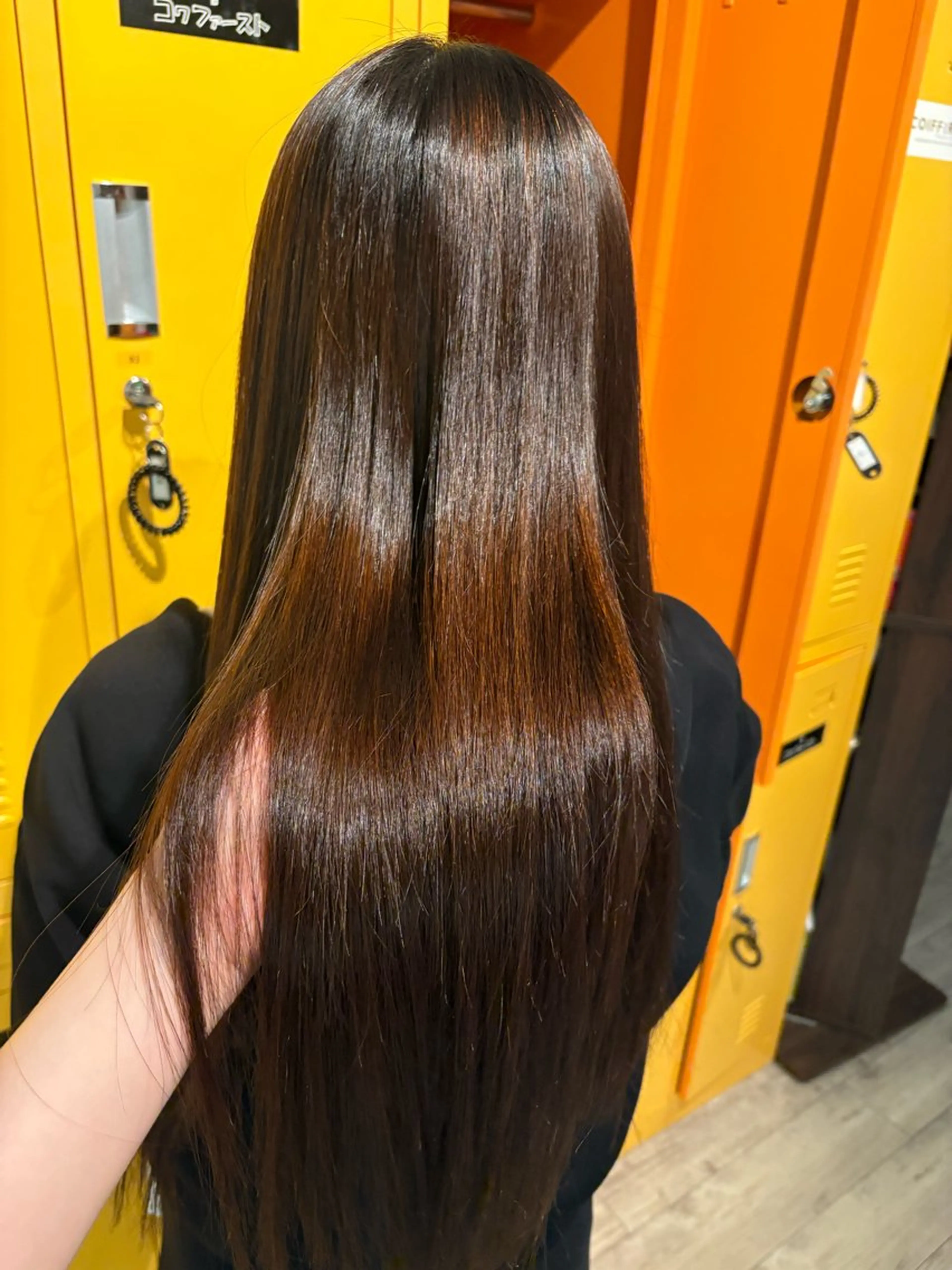 ロング 縮毛矯正 Yuri ~コワファースト長崎のヘアスタイル