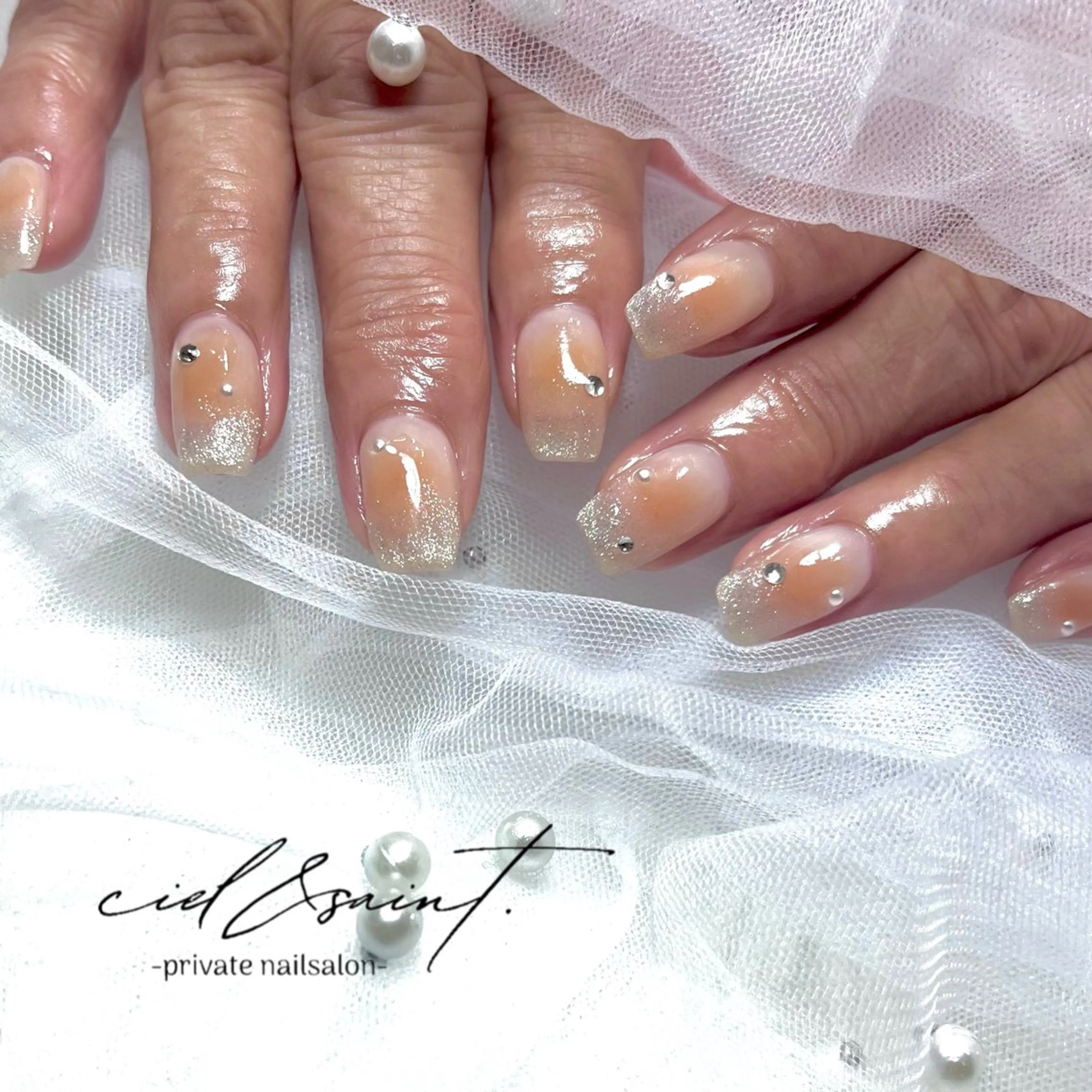 ネイル ハンドネイル nail salon ciel&saintのネイルデザイン