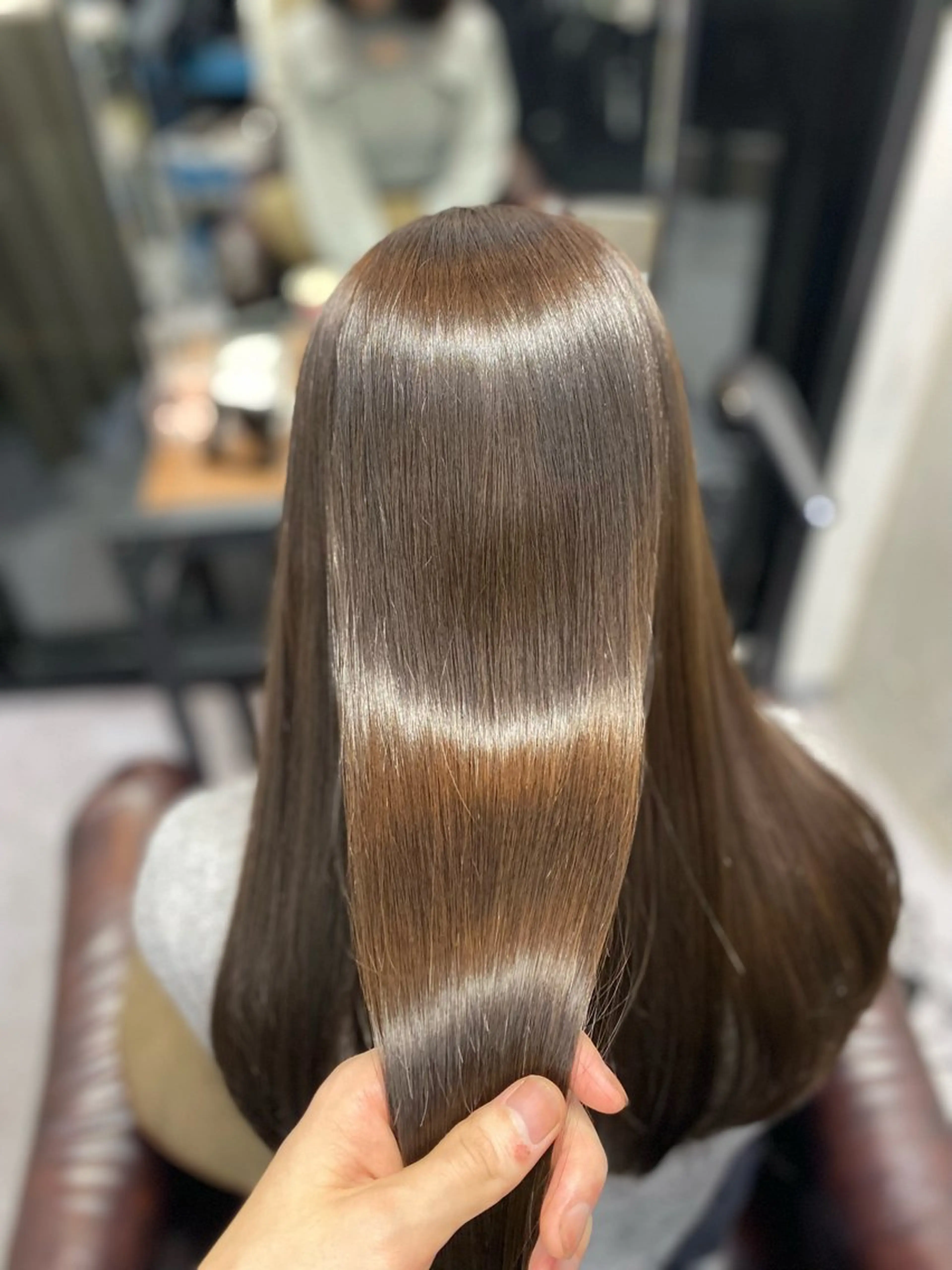 ロング カラー 髪質改善 トリートメント トリートメント 韓国/ワンホンヘア 髪質改善/MaCoのヘアスタイル