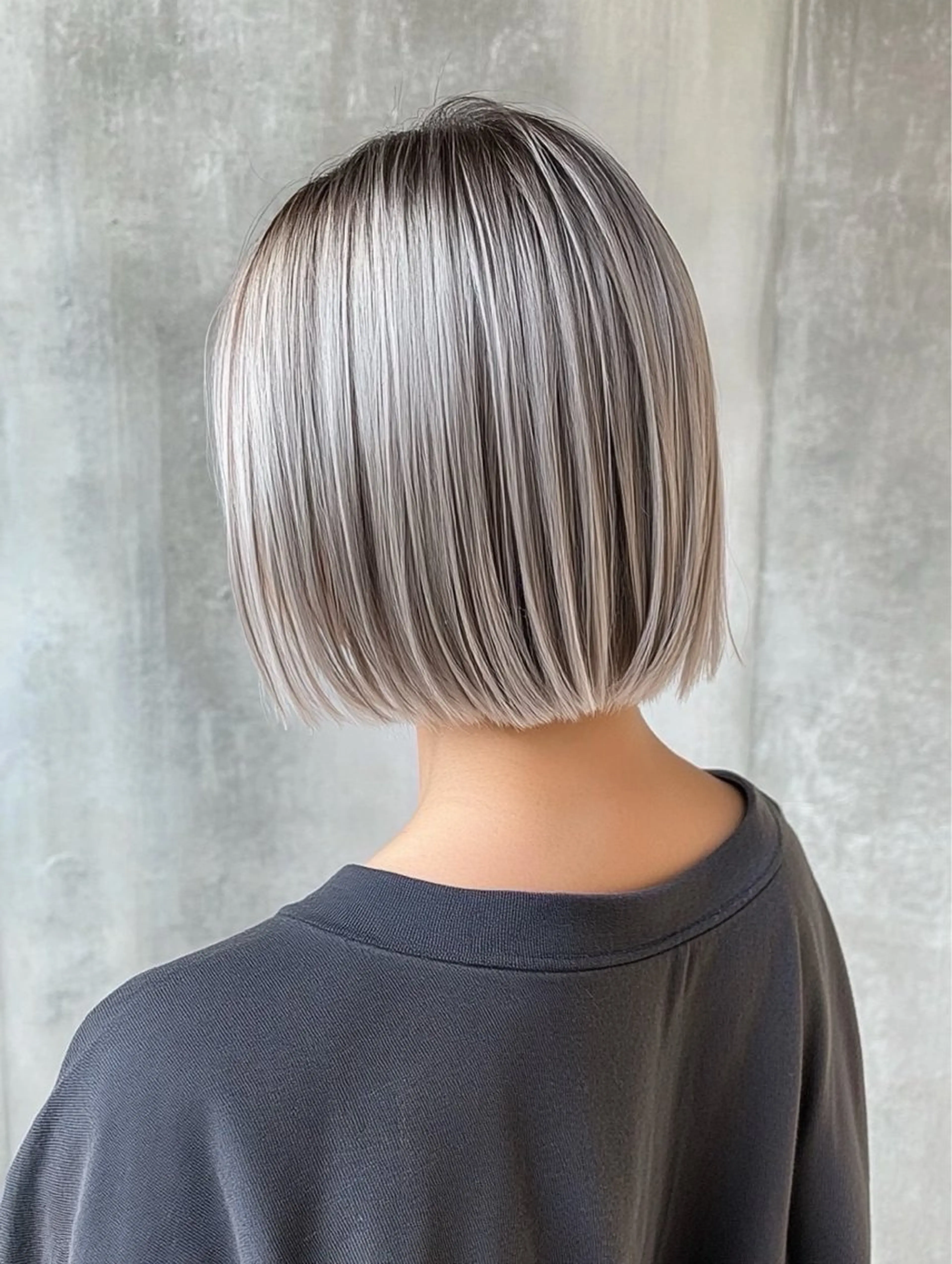 ミディアム カラー カット ヘアカラー トリートメント レイヤー×顔周 り×髪質改善/MIUのヘアスタイル