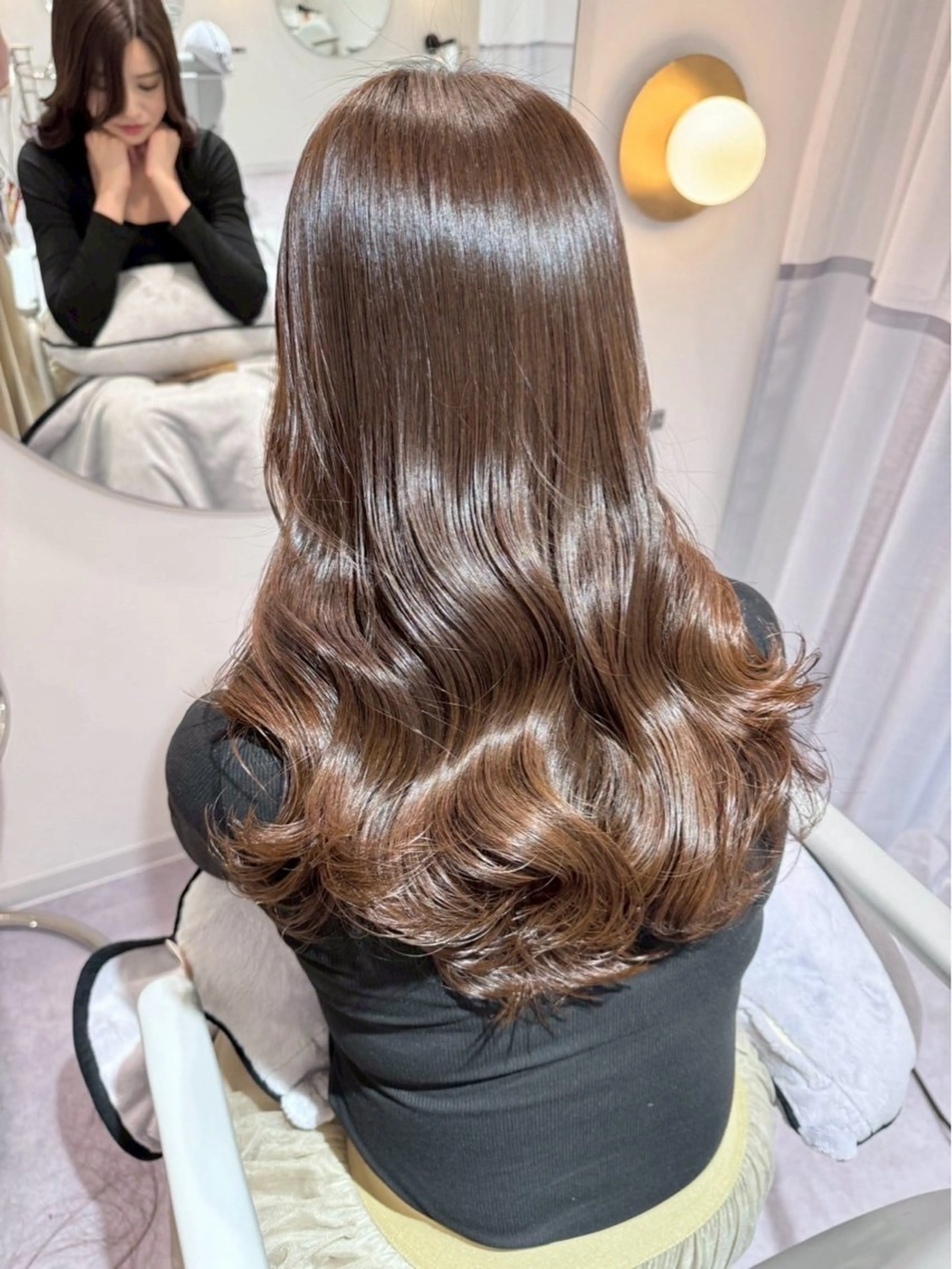 【カラーダメージさせない❣】髪質改善ワンカラー＋トリートメント✨️✨️の写真