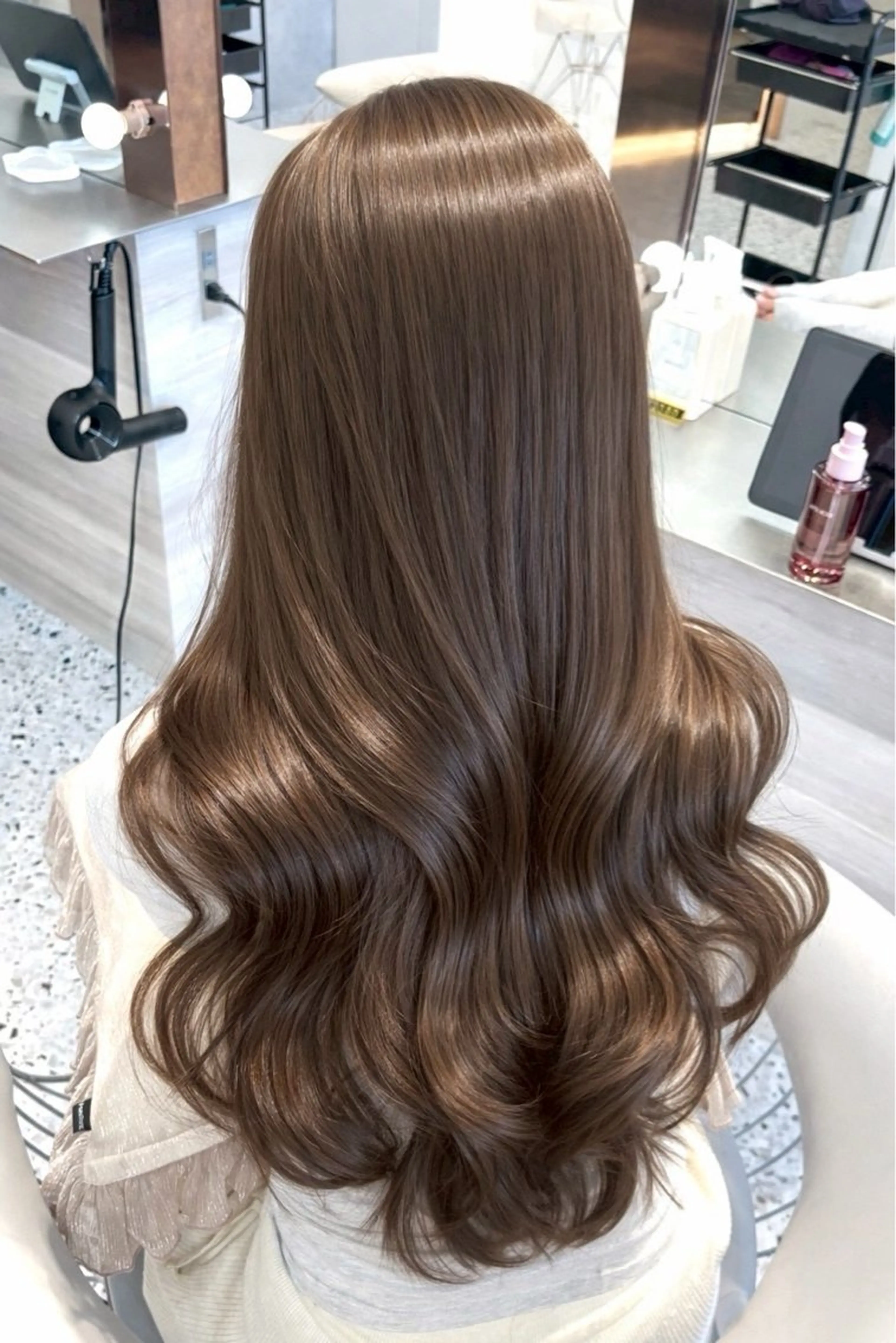 ロング 顔周りカット 髪質改善 レイヤーカット ヘアカラー 🎀透明感カラー shizuka🎀のヘアスタイル