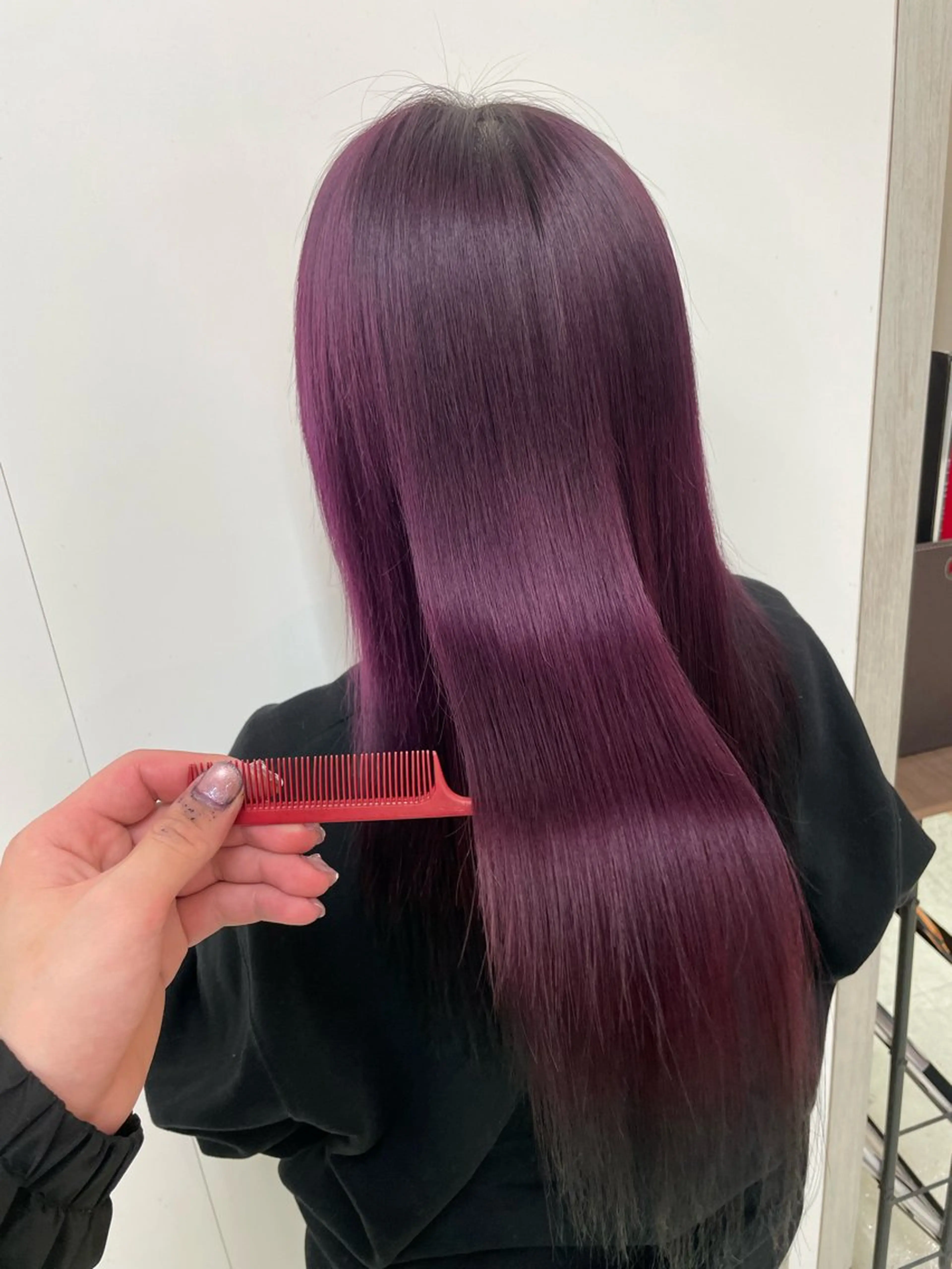 ロング カラー ブリーチ パープルカラー ✨似合わせ特化美容師 WILL上村　拳吾のヘアスタイル