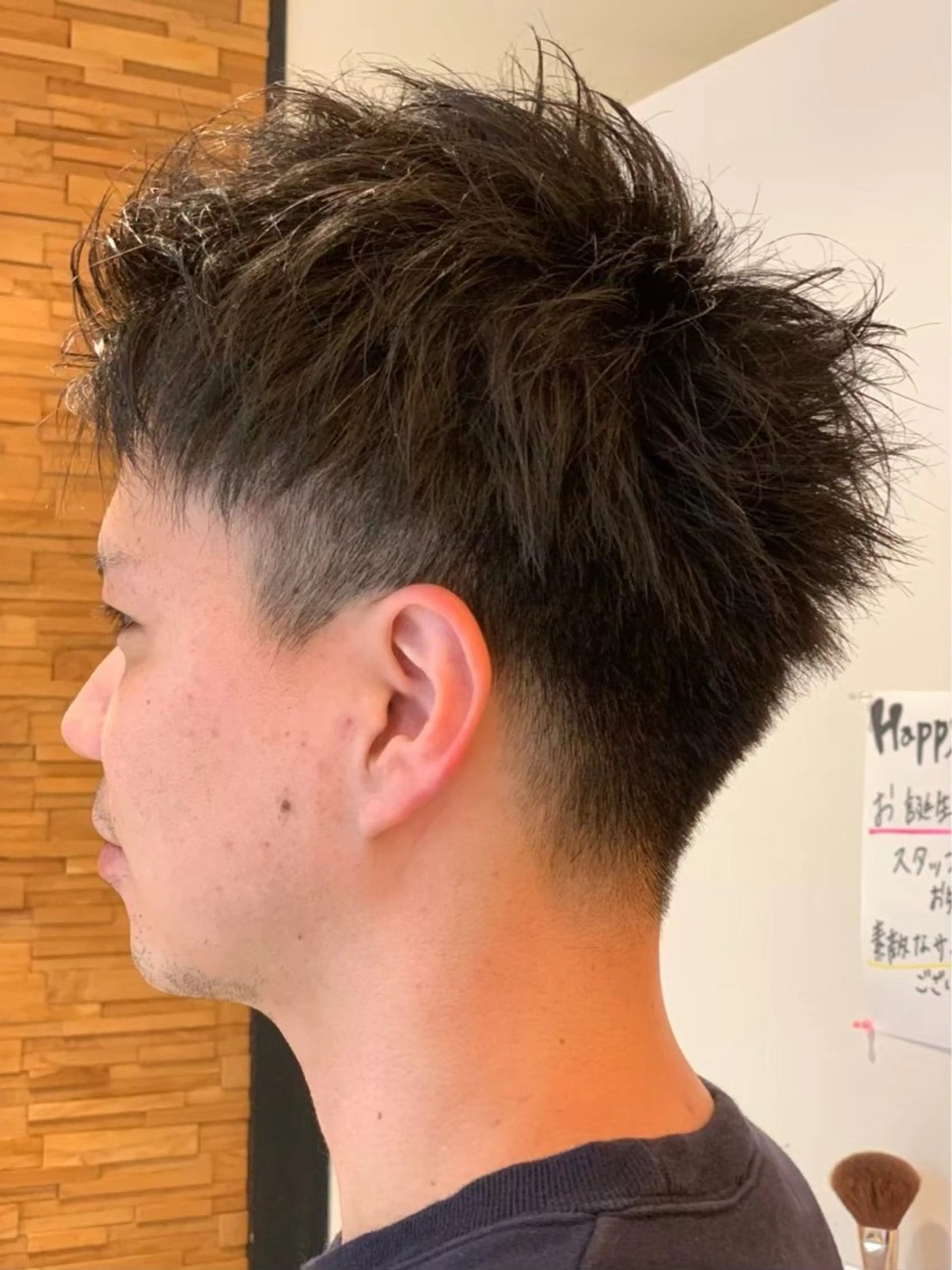 メンズカットの写真