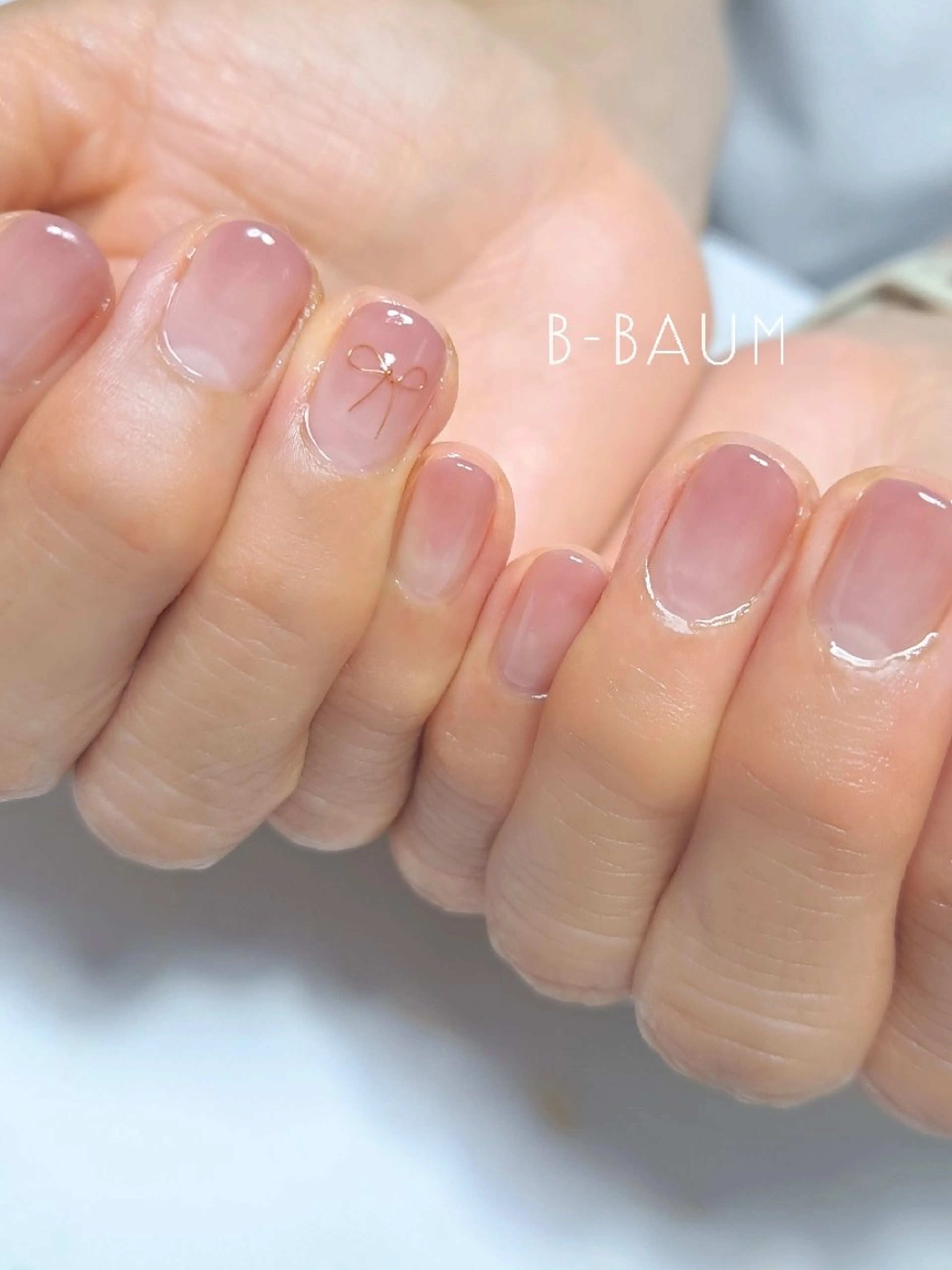 ネイル アートネイル オフィスネイル シンプルネイル ハンドネイル B-BAUM  nailsalon のネイルデザイン