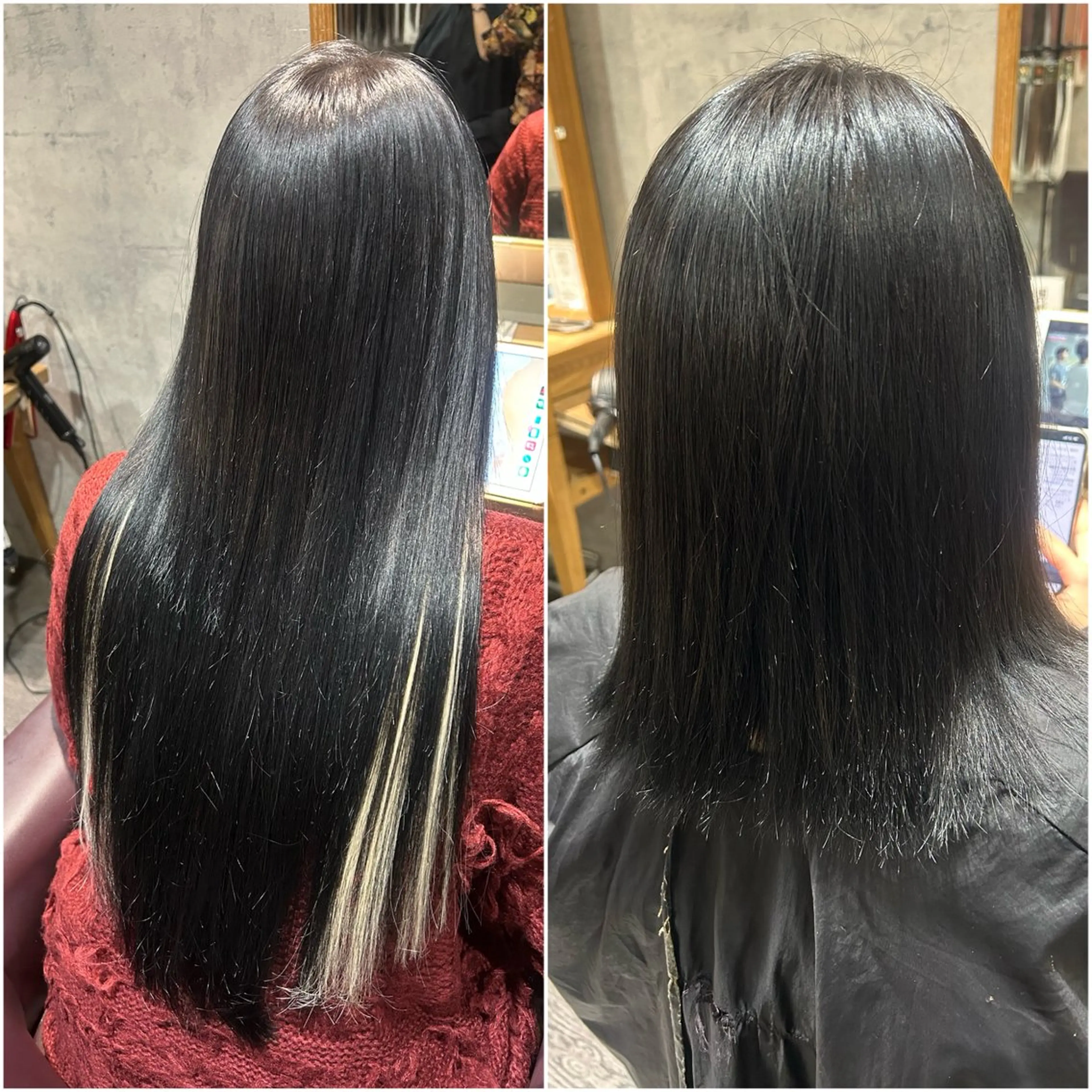 ロング パーソナルカラー 診断🍀マリンのヘアスタイル