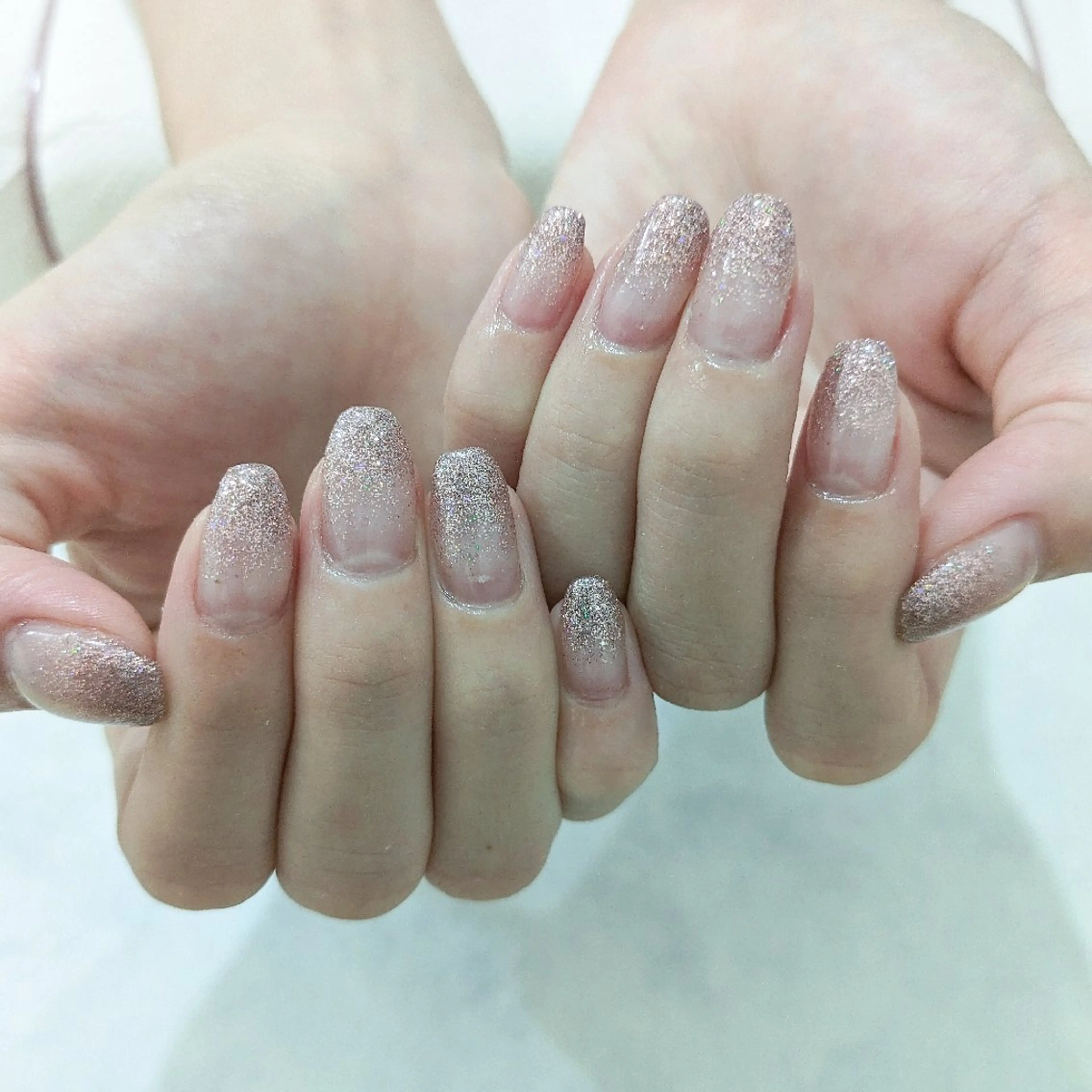 ネイル ラメ(グリッター) ラメグラデーション Gerbera Nailistのネイルデザイン