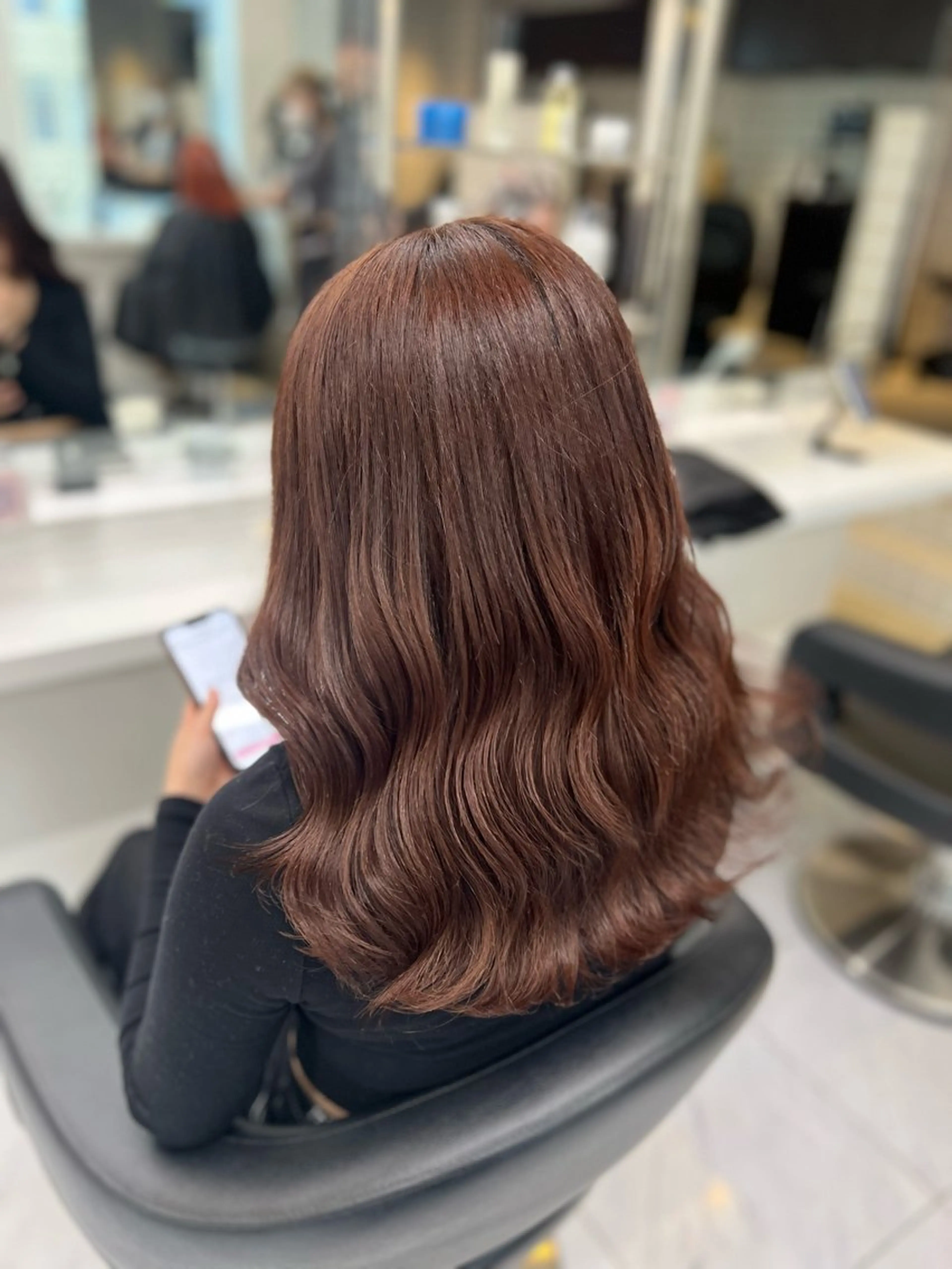 ロング カラー カット ヘアカラー 韓国レイヤーカット /REIのヘアスタイル