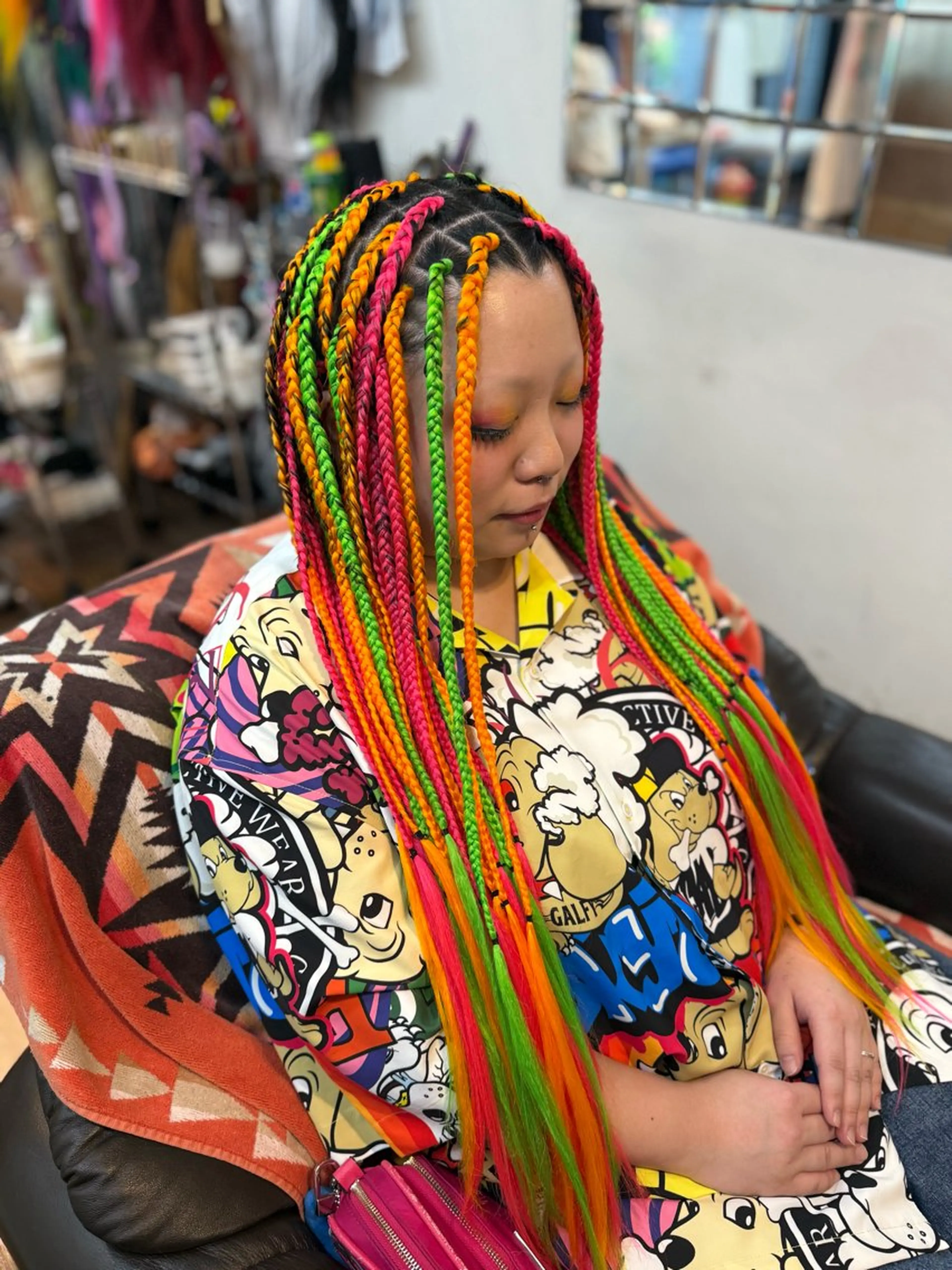 ロング ヘアアレンジ エクステ scamp所属・scamp⭐️ さくらのヘアスタイル