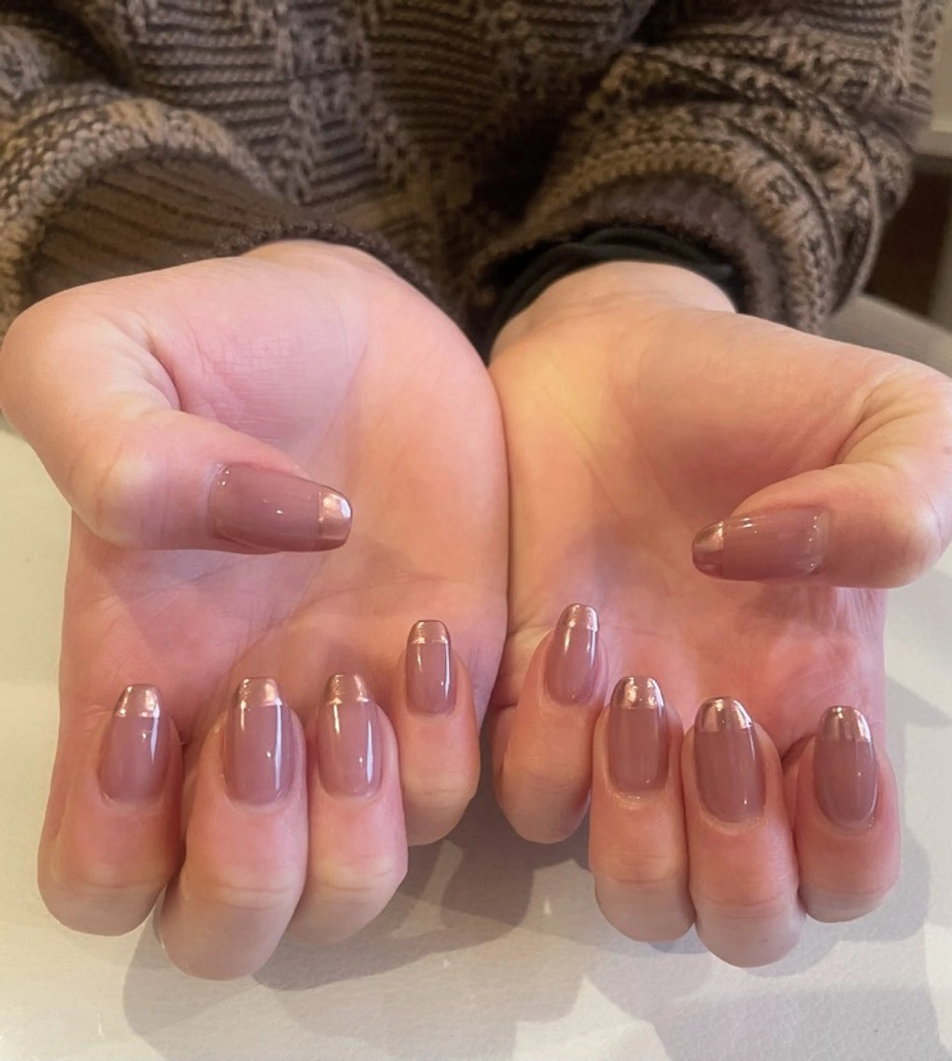 ネイル ミラーネイル ハンドネイル 橋本 真央のネイルデザイン