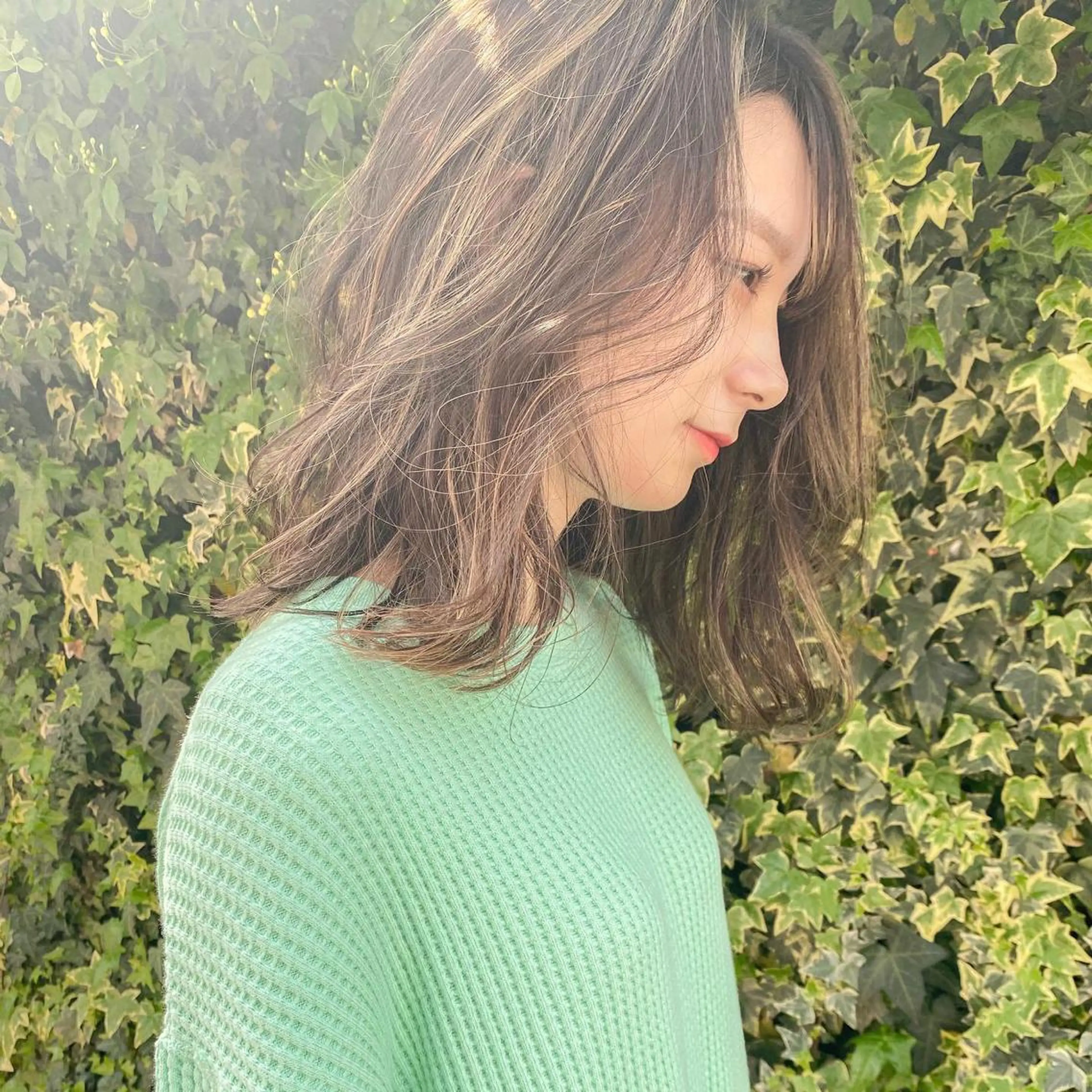 ミディアム カラー ダブルカラー ハイライトカラー 外国人風カラー ハイライト カット ヘアカラー トリートメント 海外デザイン🇺🇸 石渡諒太のヘアスタイル