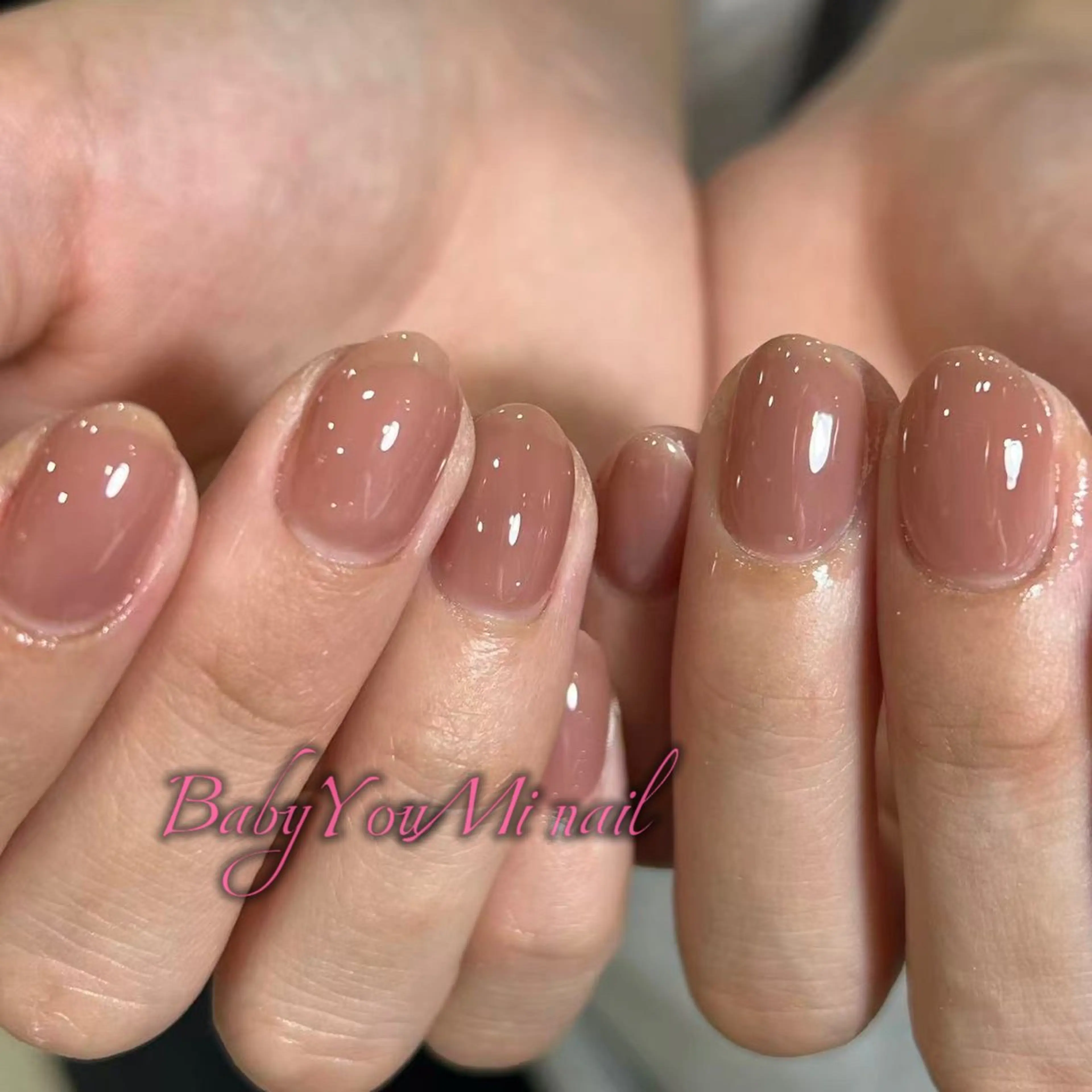 ネイル オーロラネイル フラワーネイル フットネイル フレンチネイル ジェルネイル ハンドネイル BabyYouMi ねねのネイルデザイン
