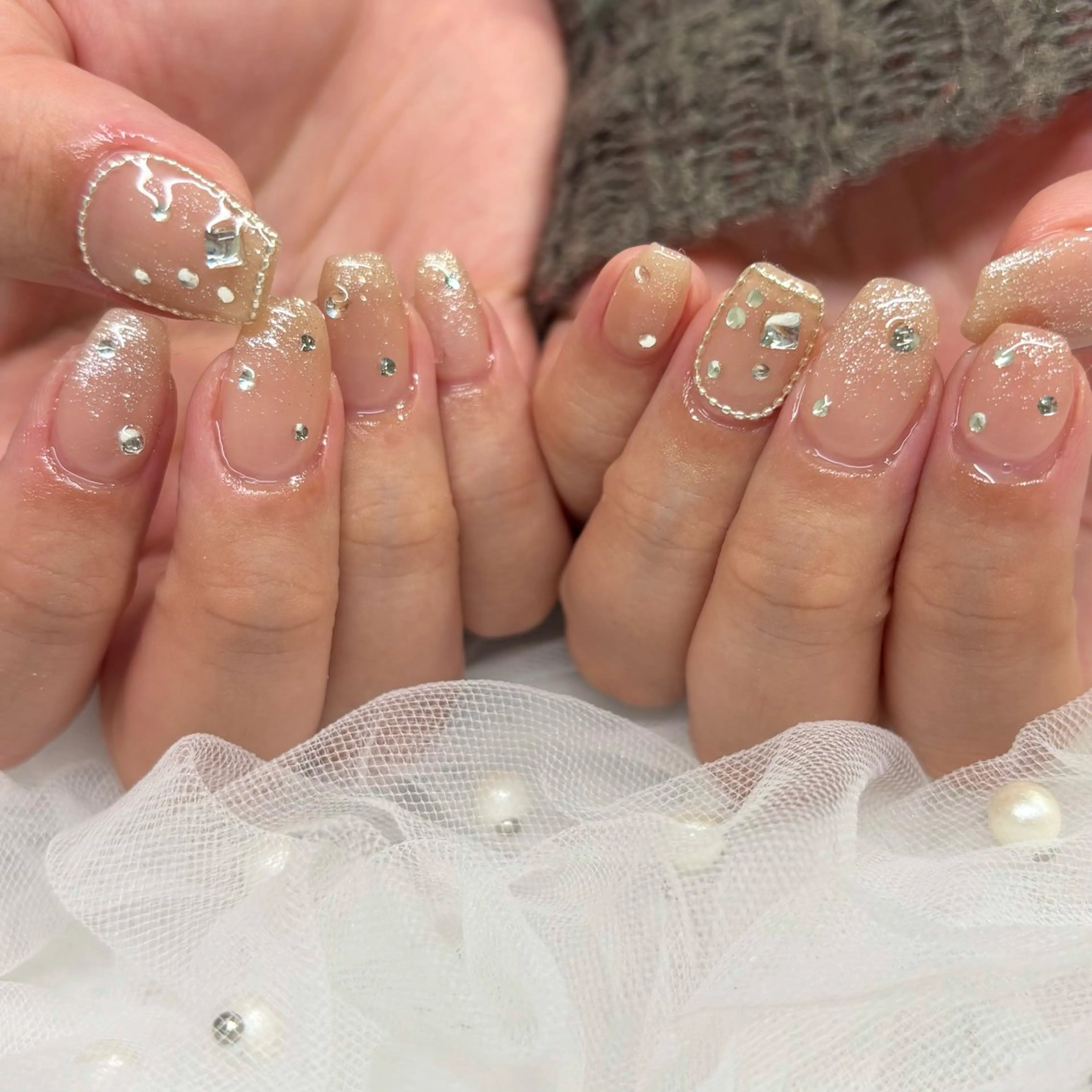 ネイル 韓国ネイル 荒巻 めいのネイルデザイン