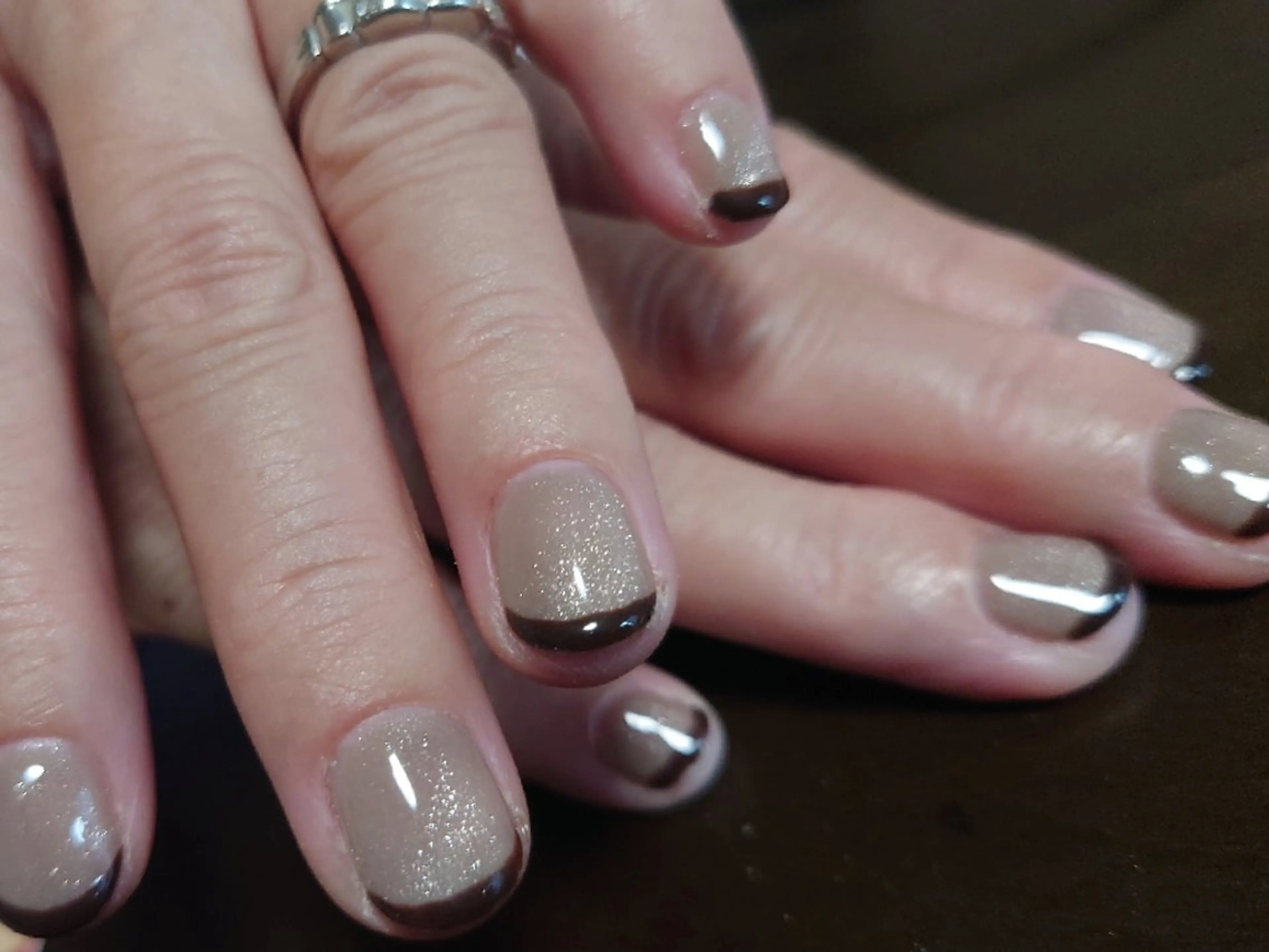 ネイル フレンチネイル マグネットネイル シンプルネイル ハンドネイル . 吉田のネイルデザイン