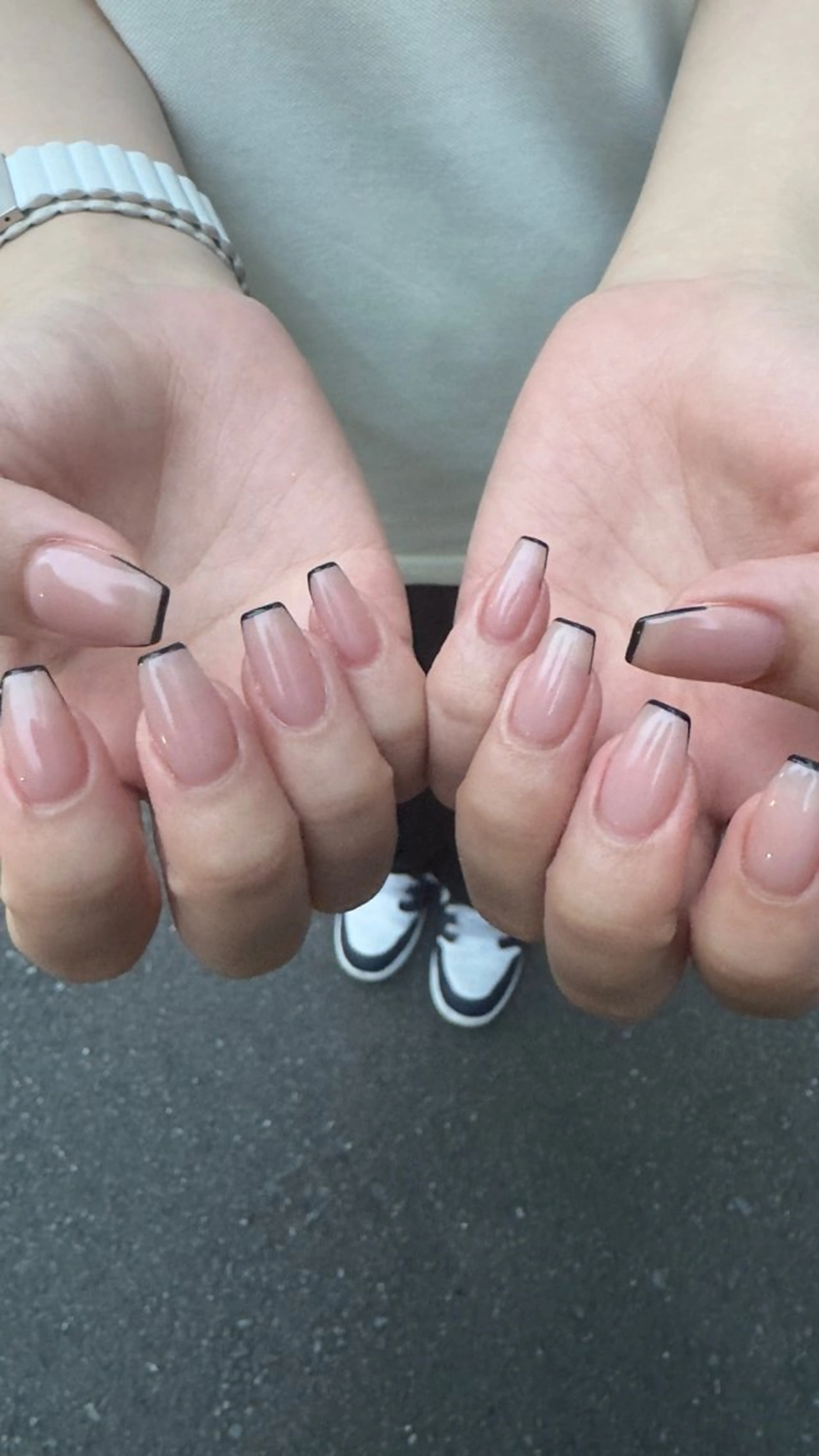 ネイル フレンチネイル オフィスネイル ハンドネイル MH_ Nailのネイルデザイン