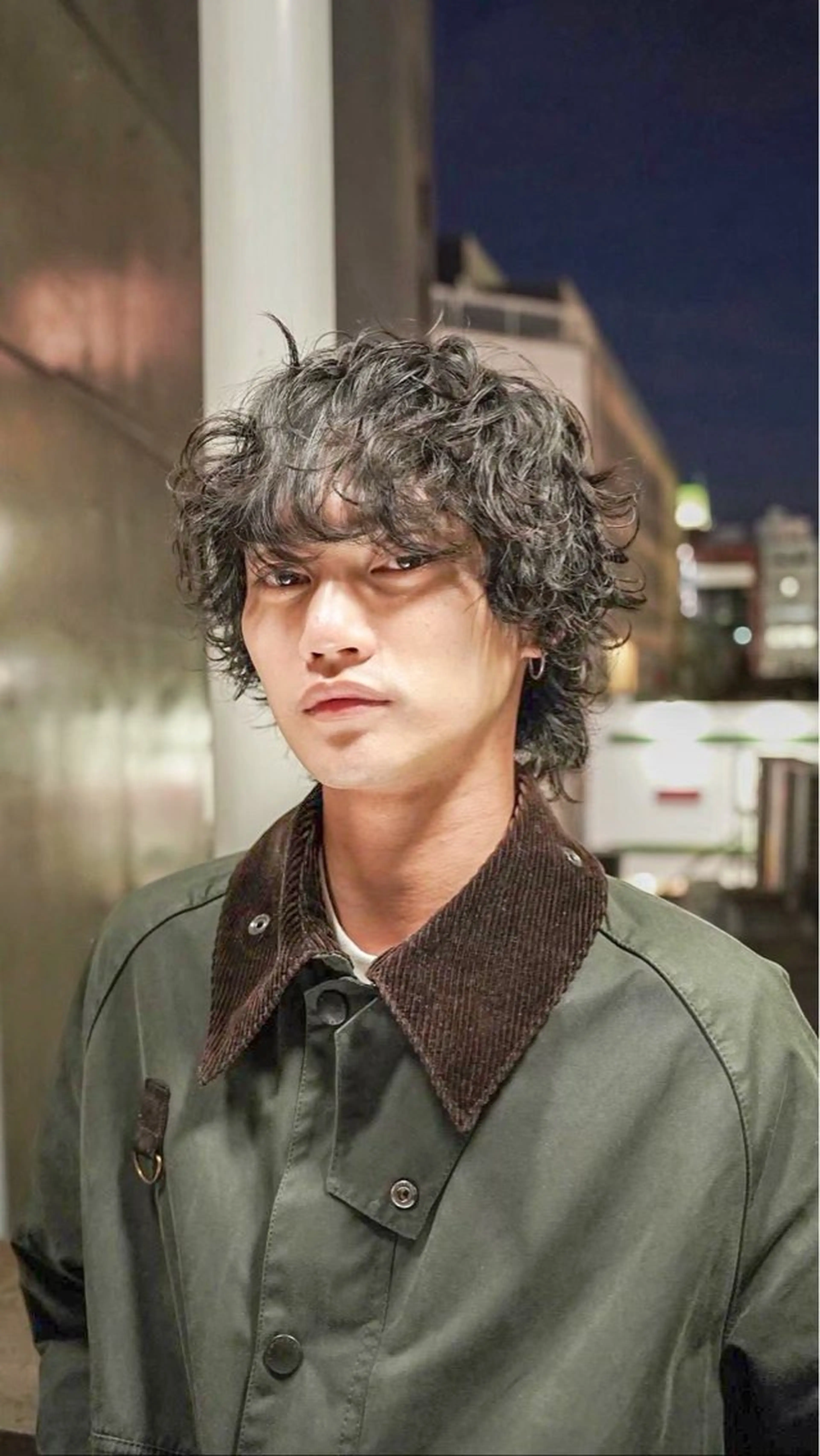 カット・パーマモデルの写真