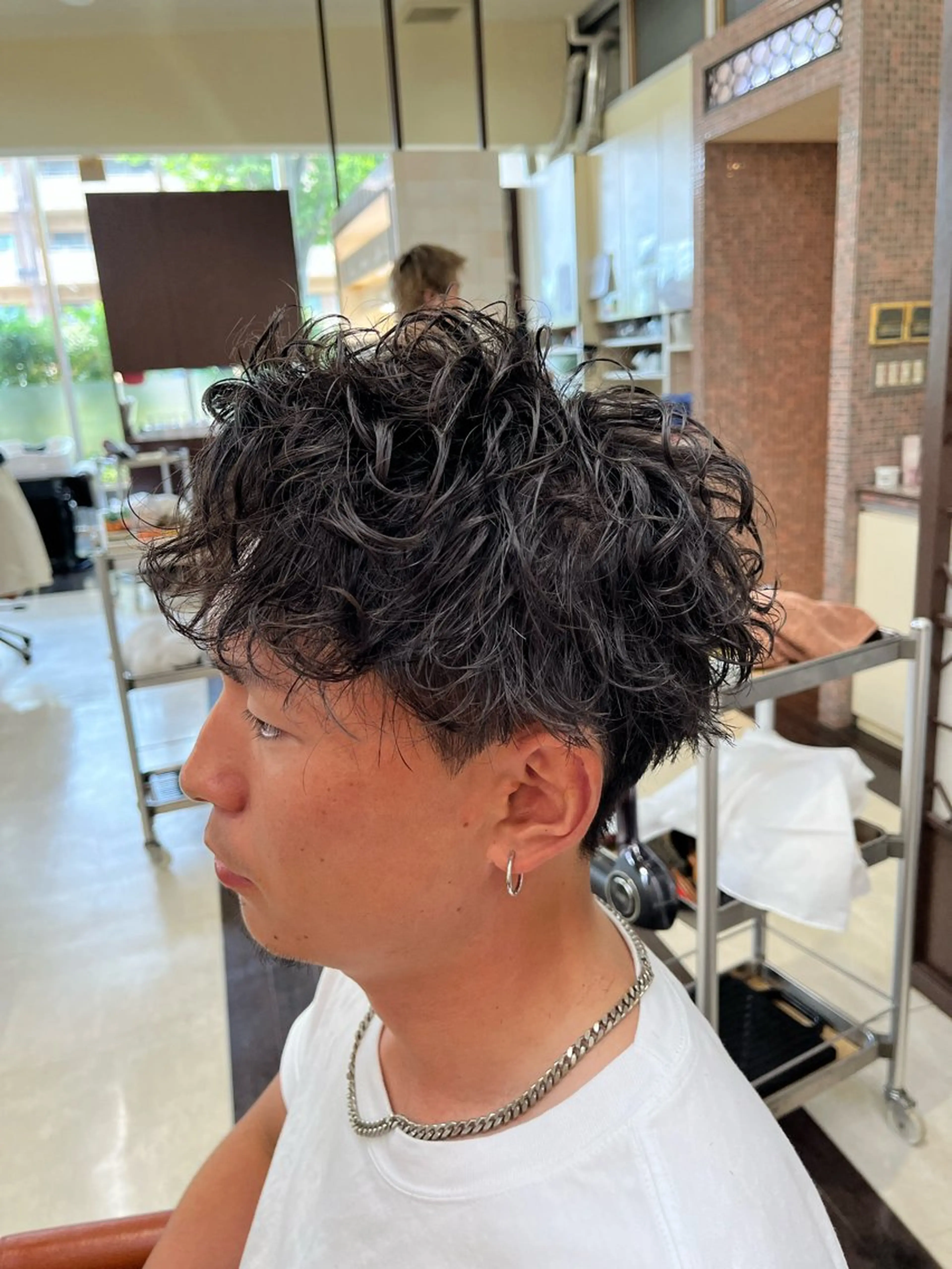 ショート パーマ メンズ メンズパーマ スパイキーショート ショートヘア AROH  men's cut&men's perm 船橋店所属・🧊メンズ特化🧊 高木航希のヘアスタイル