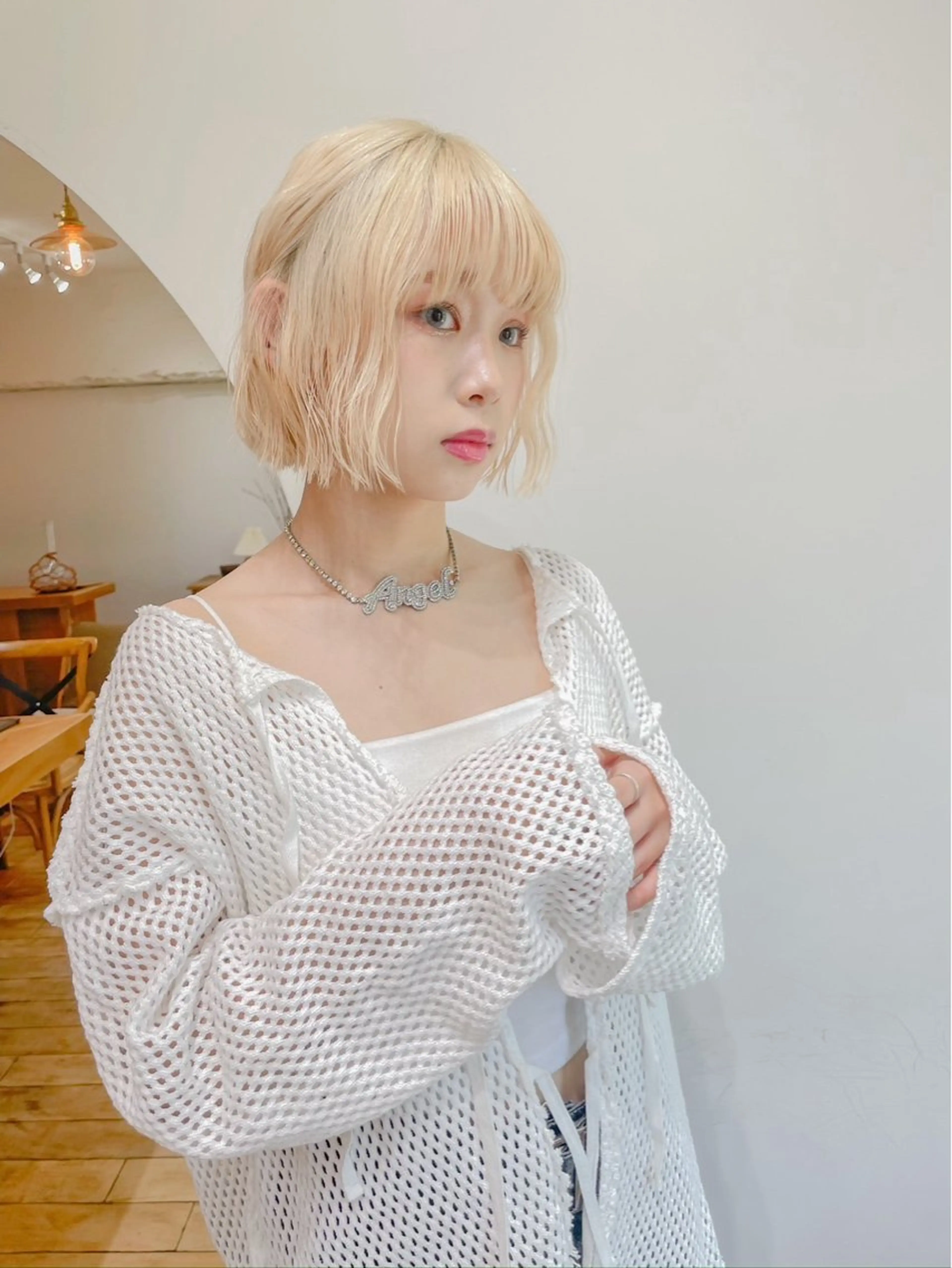 ショート カラー ALBUM GINZA所属・レイヤー特化 🎀モモカ🎀のヘアスタイル