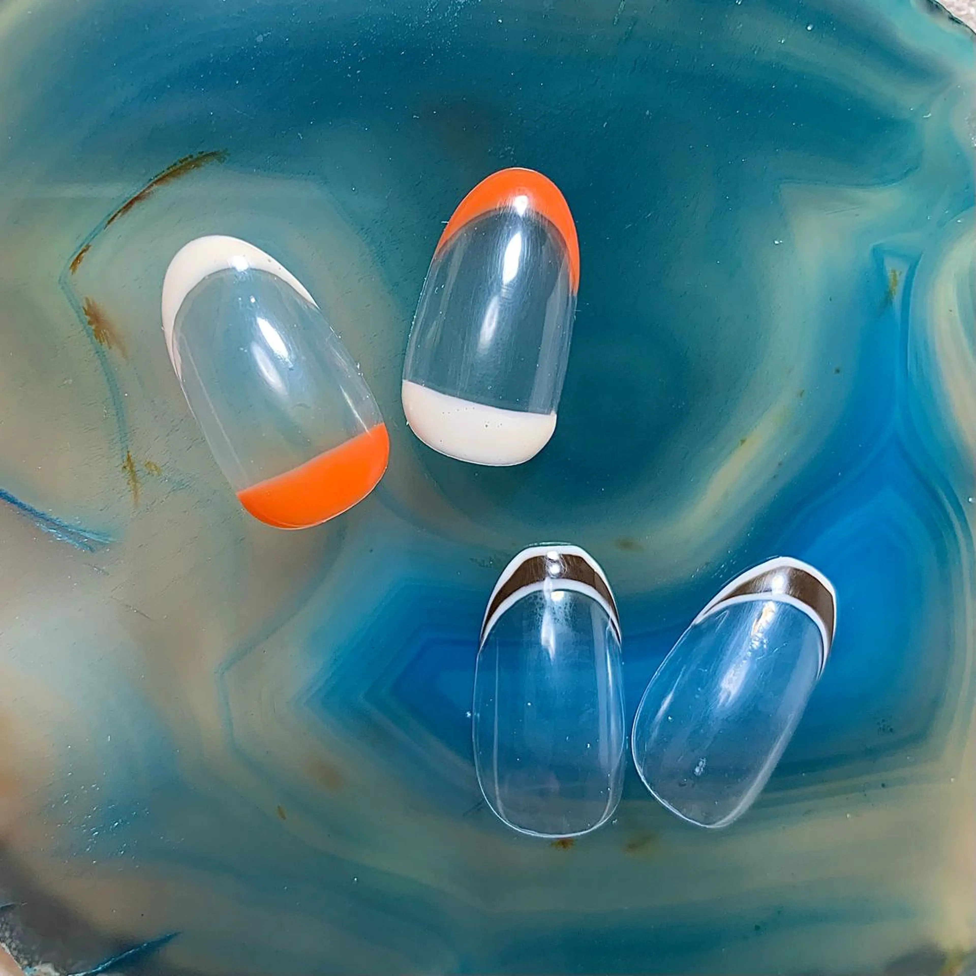 ネイル フレンチネイル ハンドネイル Nailsalon BLOOM🌷 山崎のネイルデザイン