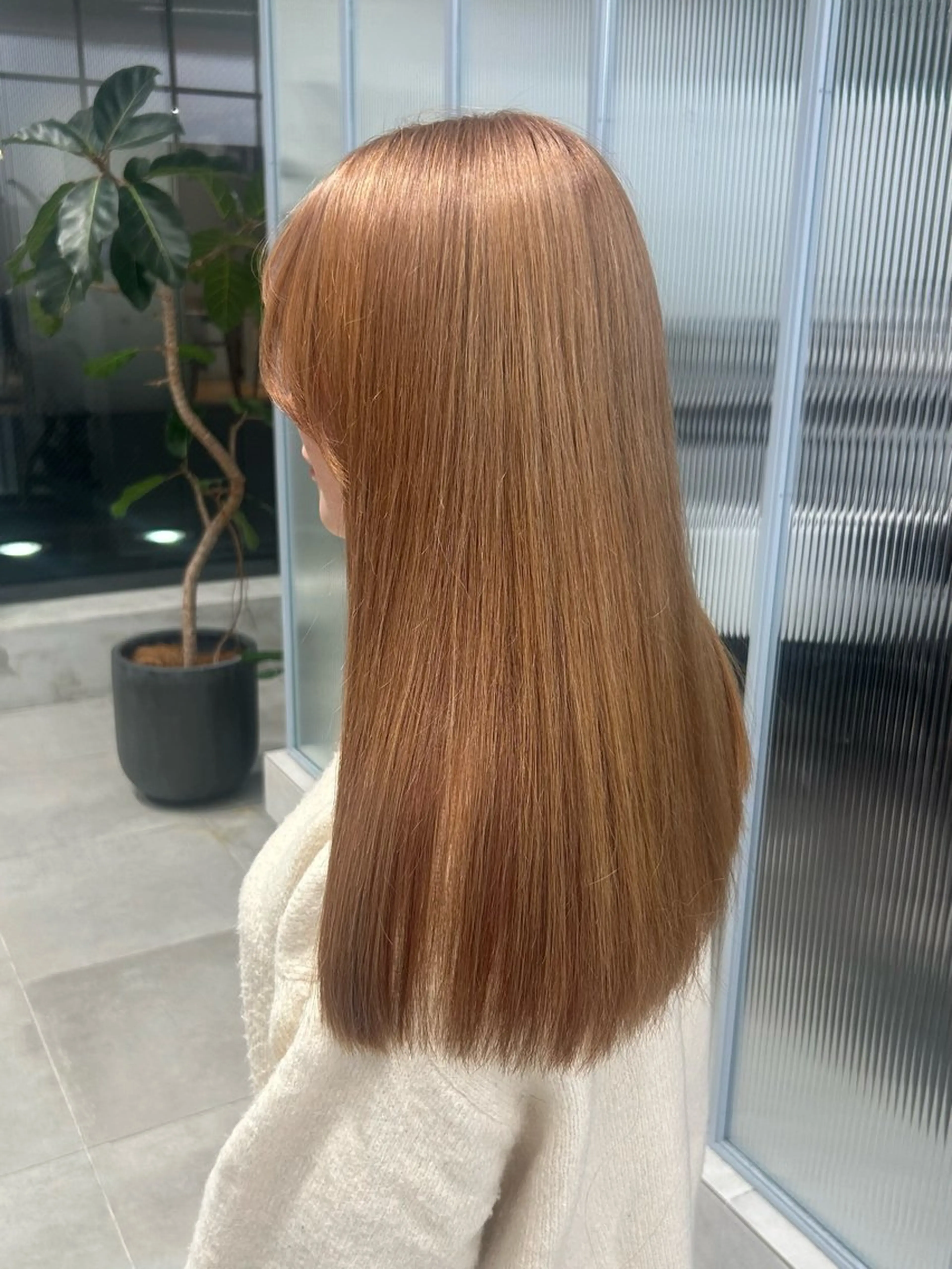 髪質改善・艶カラー＋トリートメント🫧の写真