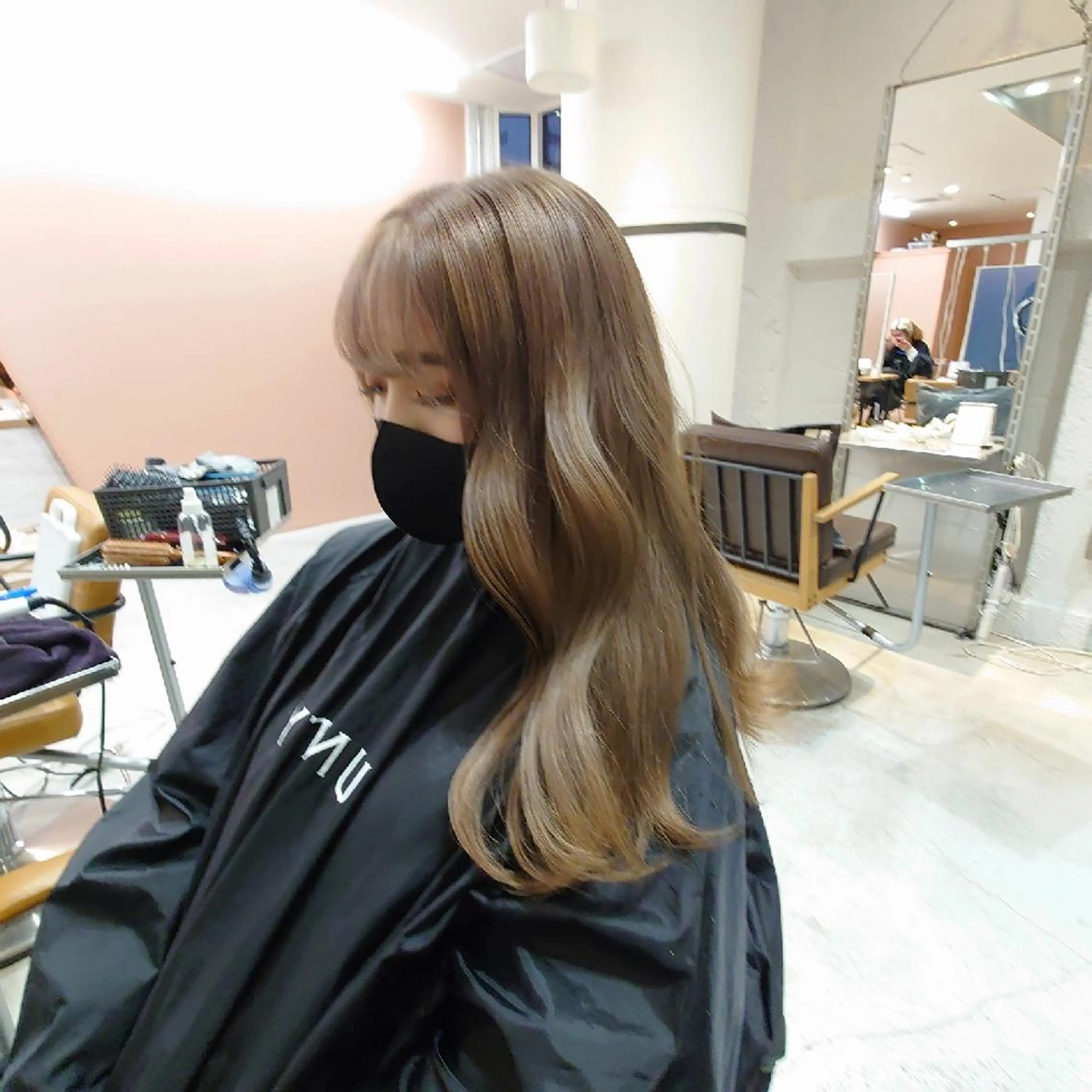 ロング カラー ブリーチ ダブルカラー ヘアカラー トリートメント 艶髪✨ブリーチ職人 井手正康のヘアスタイル