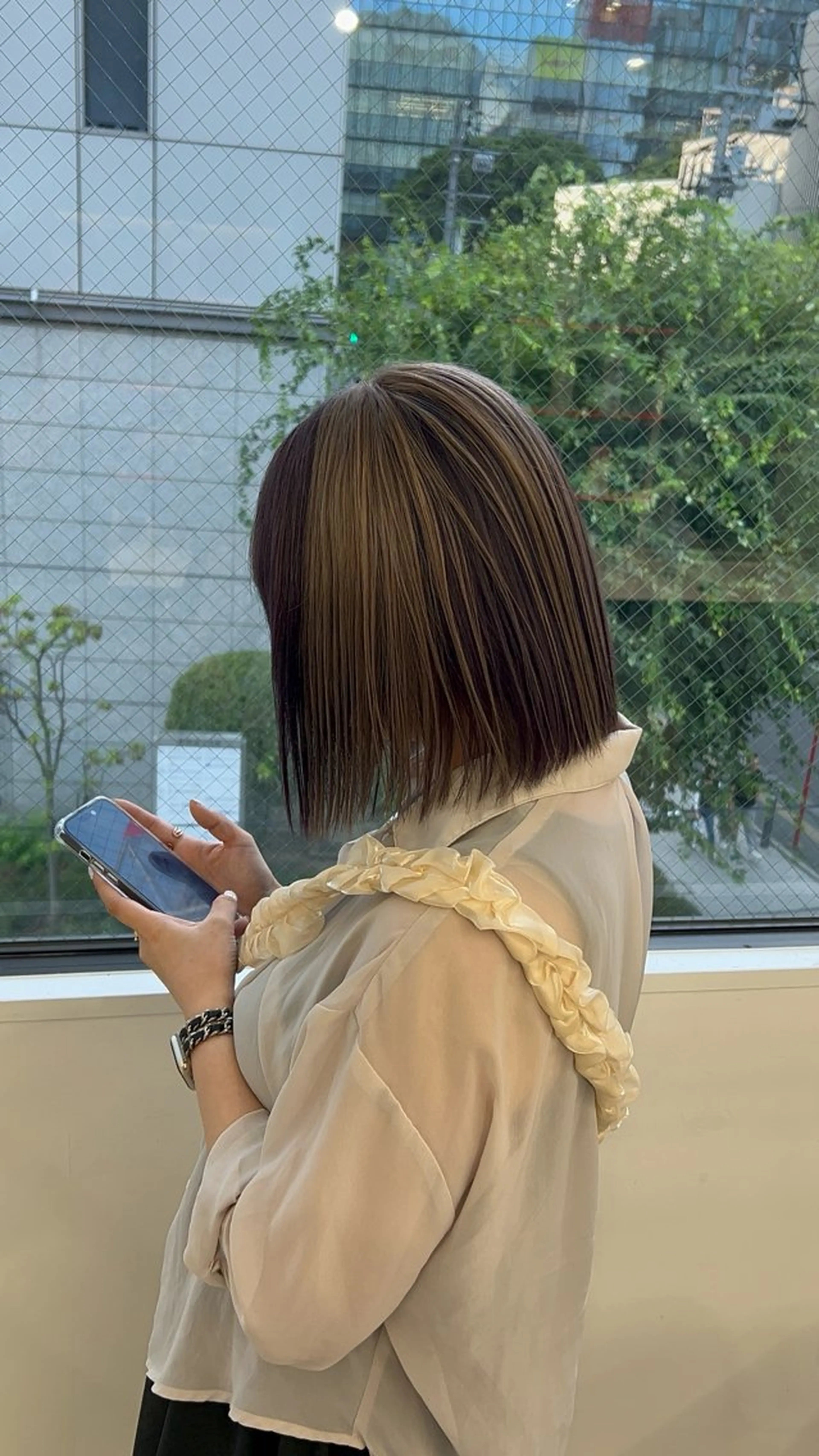 ロング カラー ヘアカラー 履歴修正屋さん／ ブロンド／ホワイトのヘアスタイル