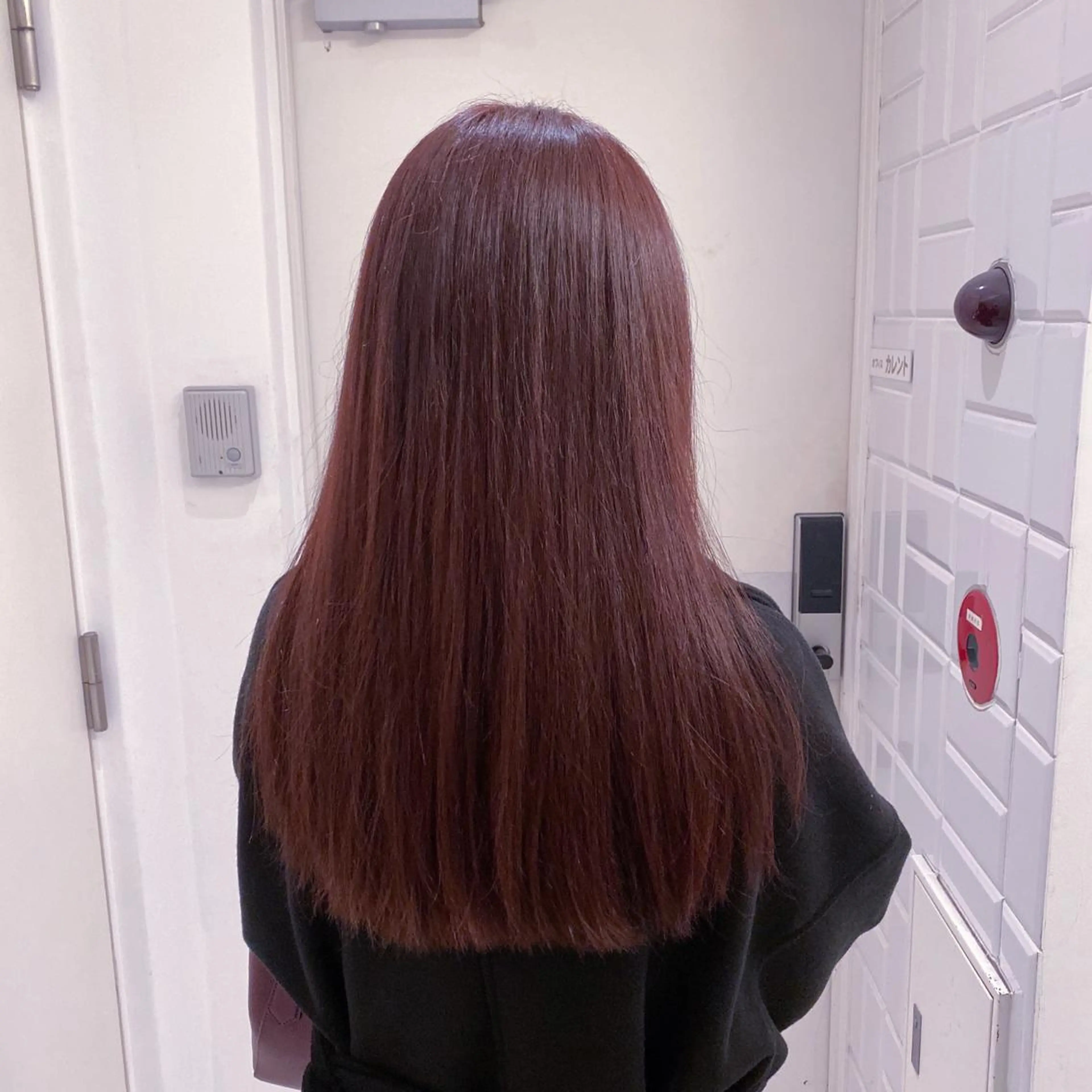 ロング カラー ブラウンカラー ピンクカラー ピンクブラウン アオイ🩵暖色 /まろやかカラーのヘアスタイル