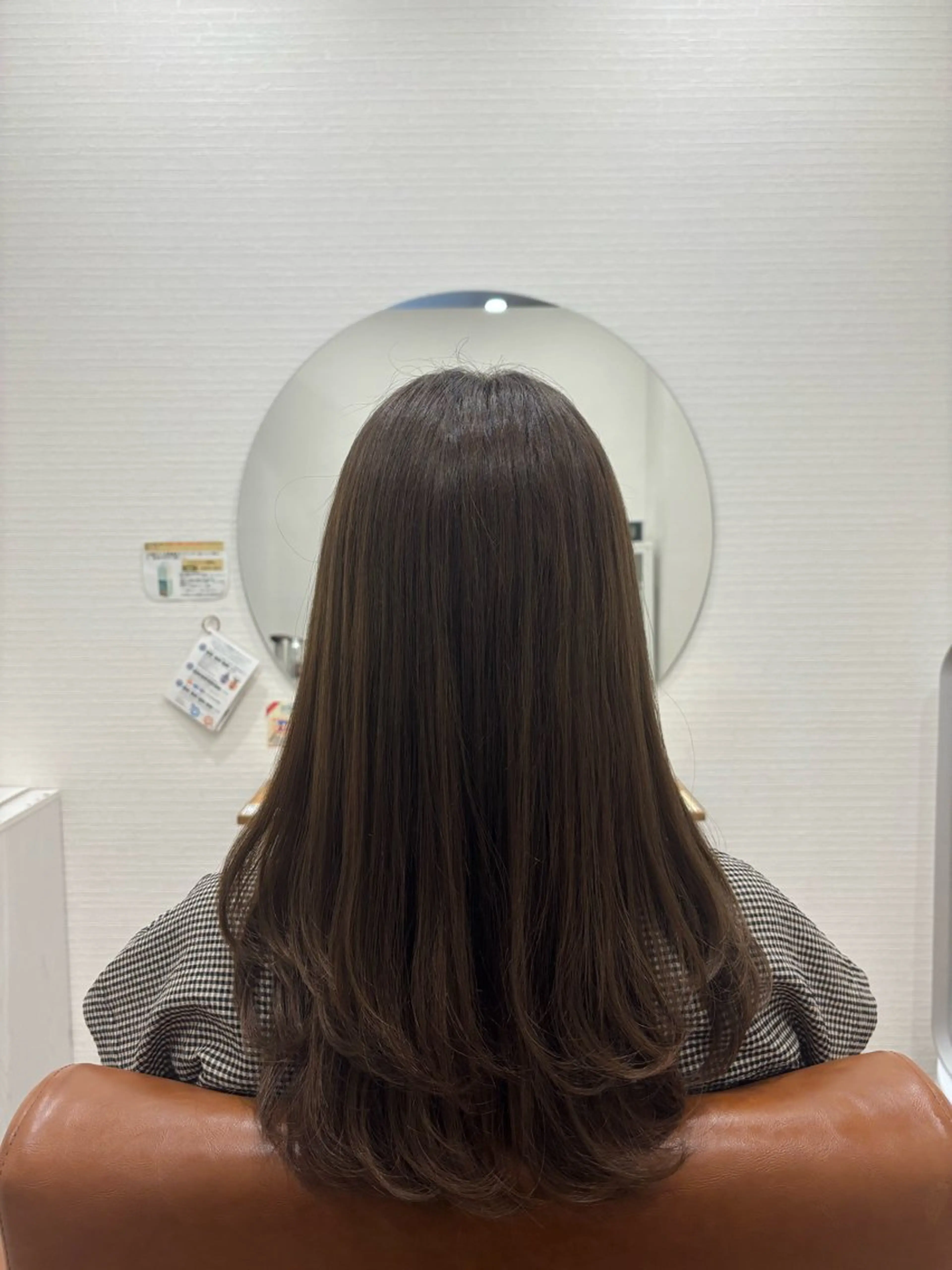 ロング カット 藤井 楓のヘアスタイル