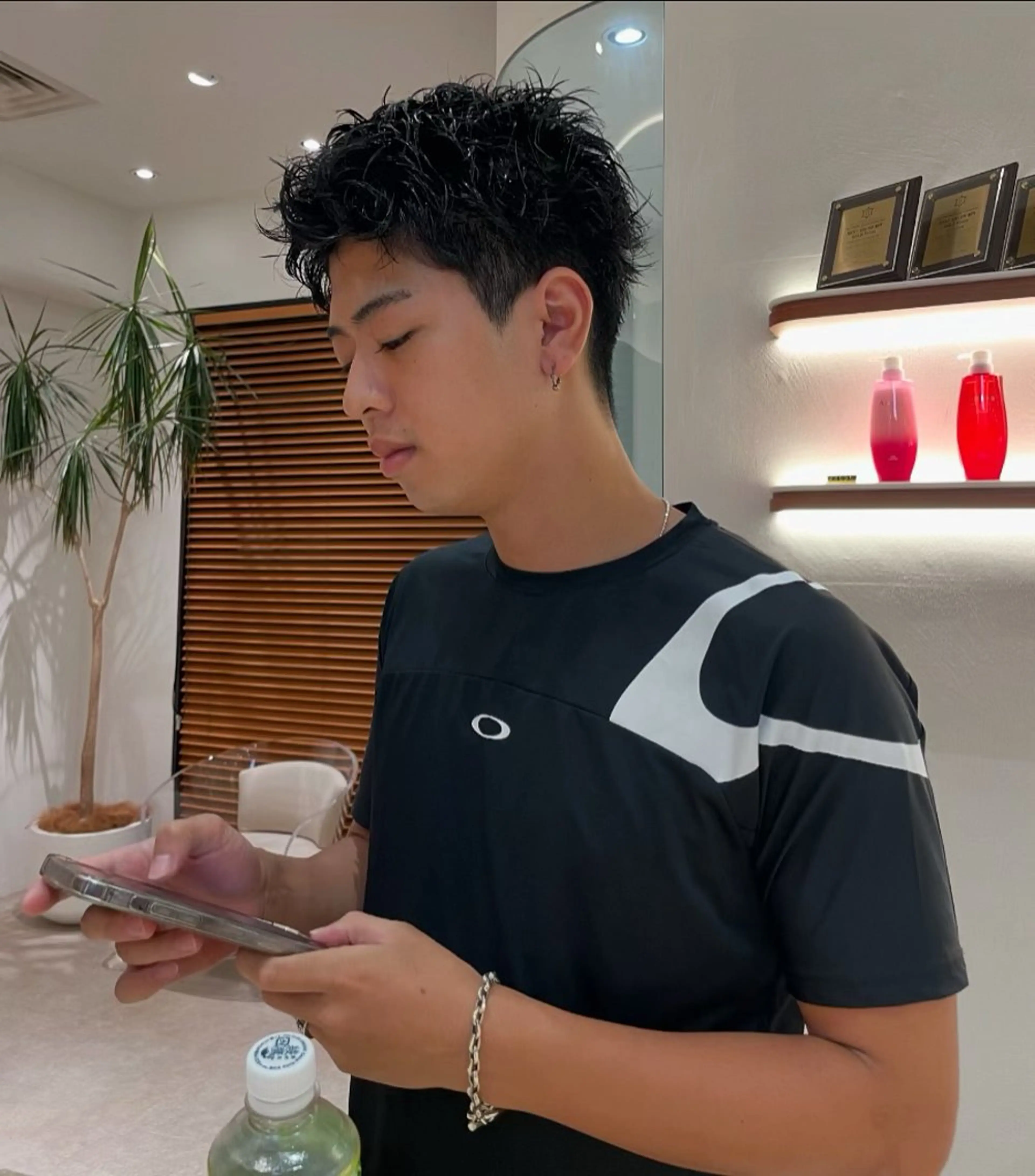 ショート パーマ メンズ メンズパーマ メンズショート スパイキーショート ショートヘア カット パーマ heavenly by HAVANA新宿所属・メンズショート/ピン パーマ/新宿/フウガのヘアスタイル