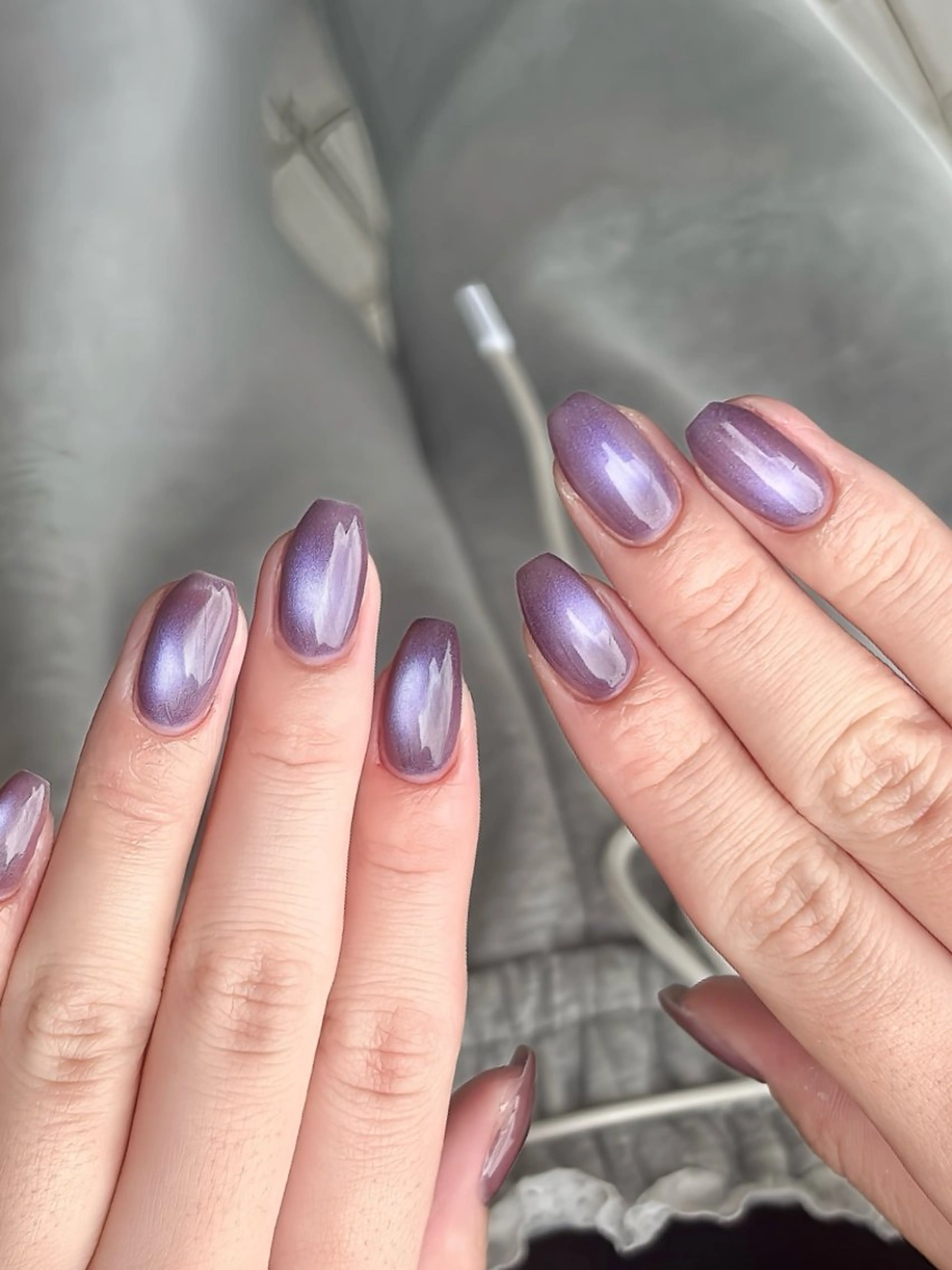 ネイル オーロラネイル チークネイル ハート ミラーネイル リボン ハンドネイル ハンドケア 🫧OPELIA NAIL渋谷🫧のネイルデザイン