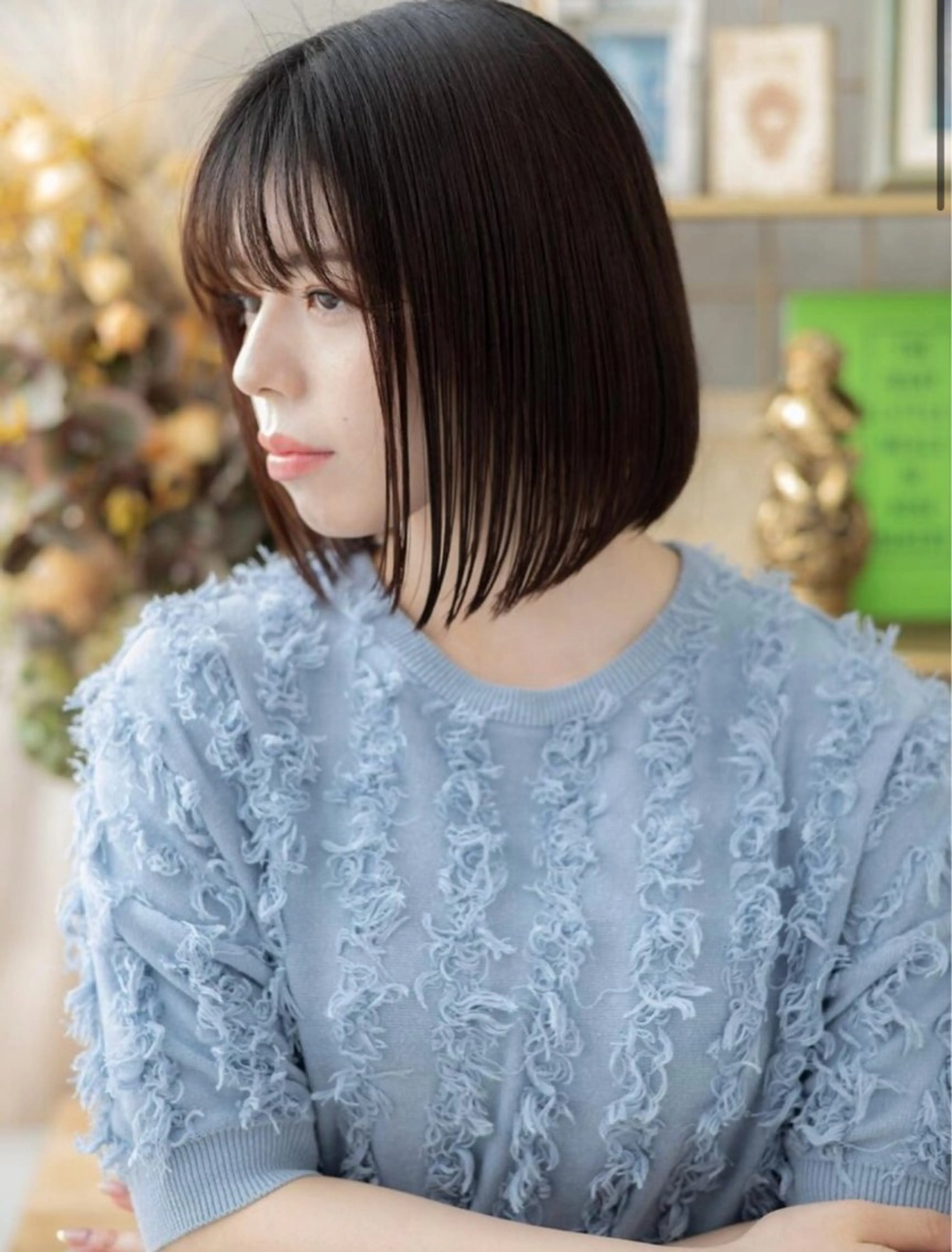 ショート カラー カバーヘアブリス上尾店所属・飯田 萌友のヘアスタイル