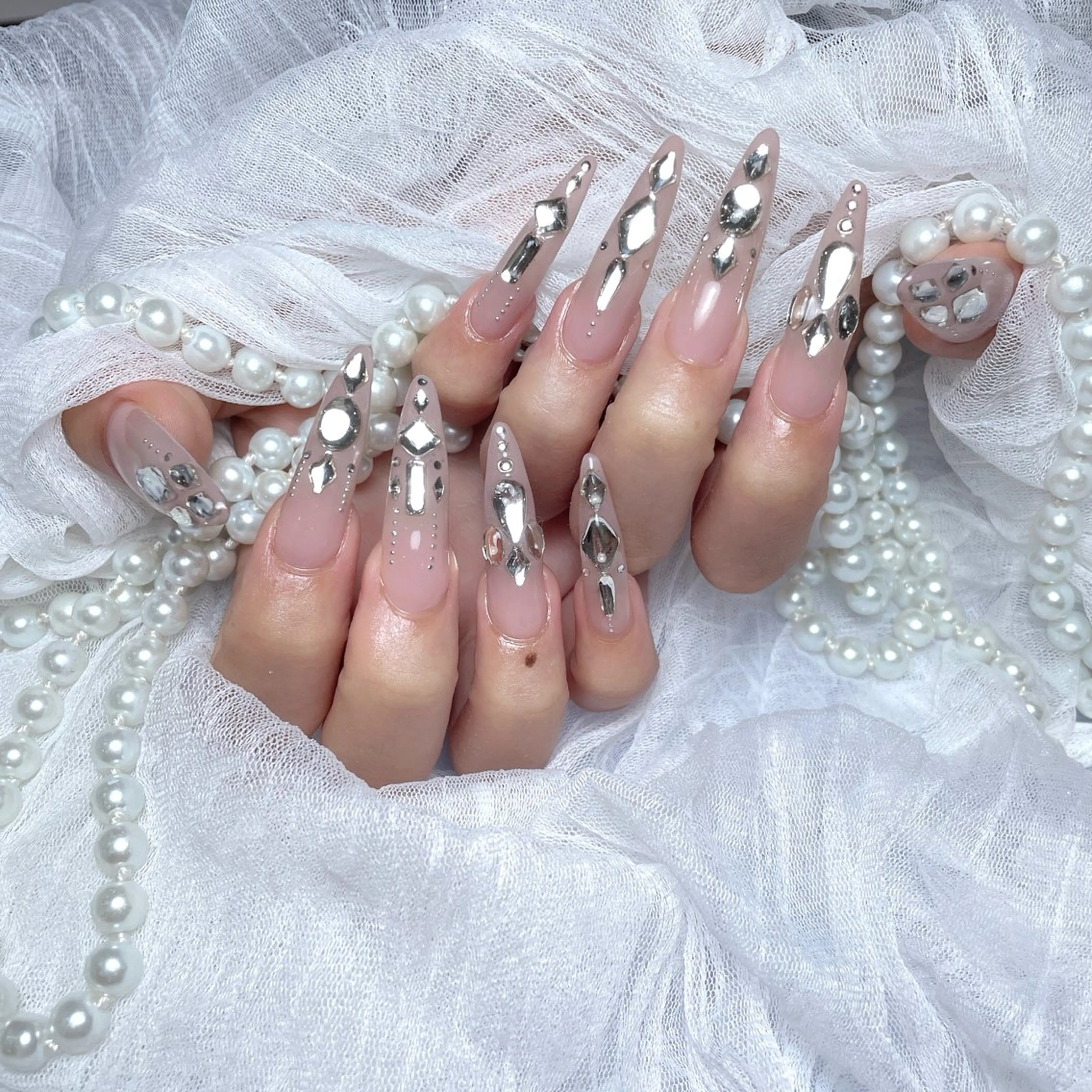 ネイル ネイルチップ ハンドネイル M2 beauty Hoshinaのネイルデザイン