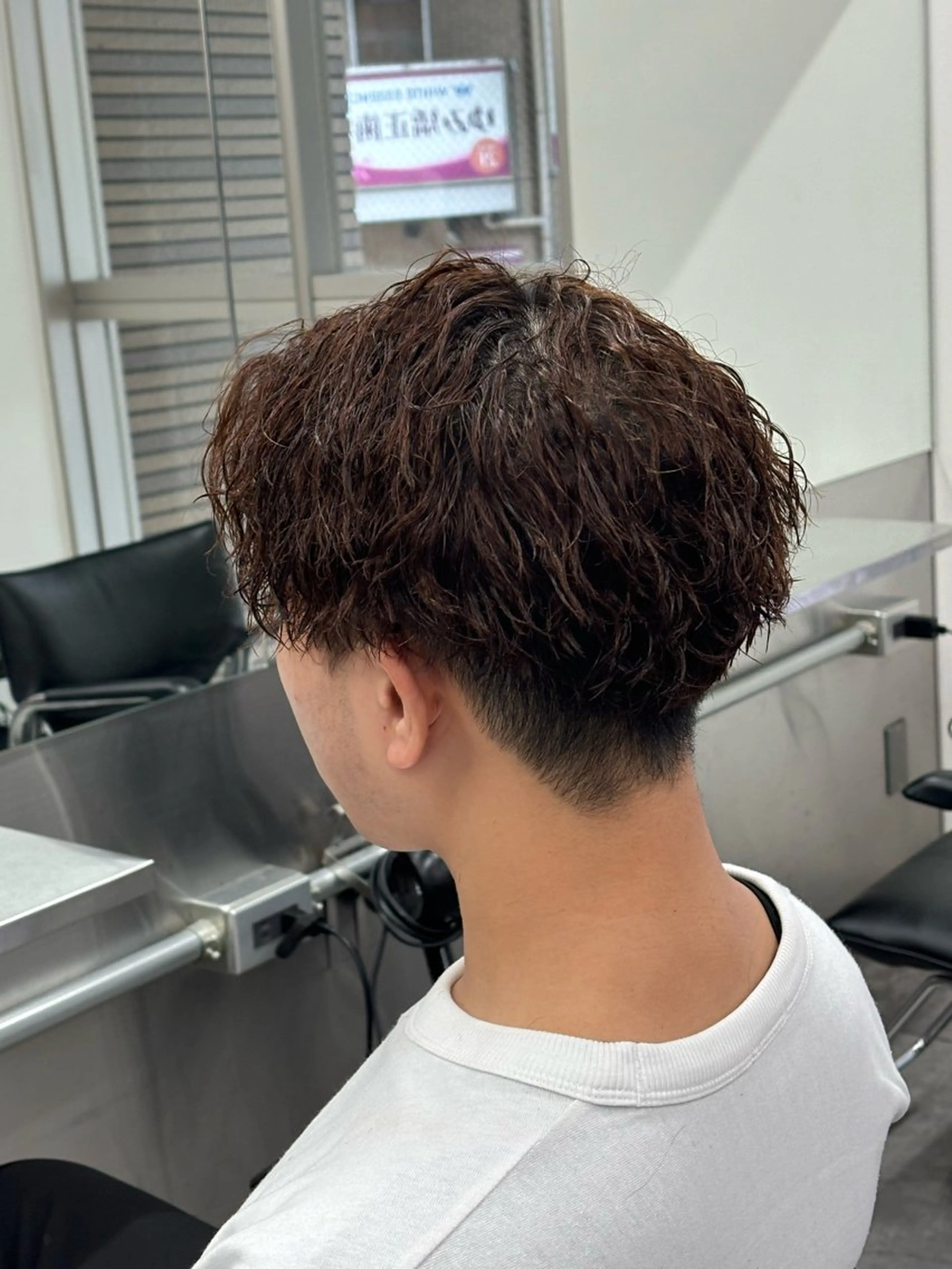 ショート パーマ メンズ カット パーマ ヘアセット お悩み解消✨/ メンズパーマ✨/直樹のヘアスタイル