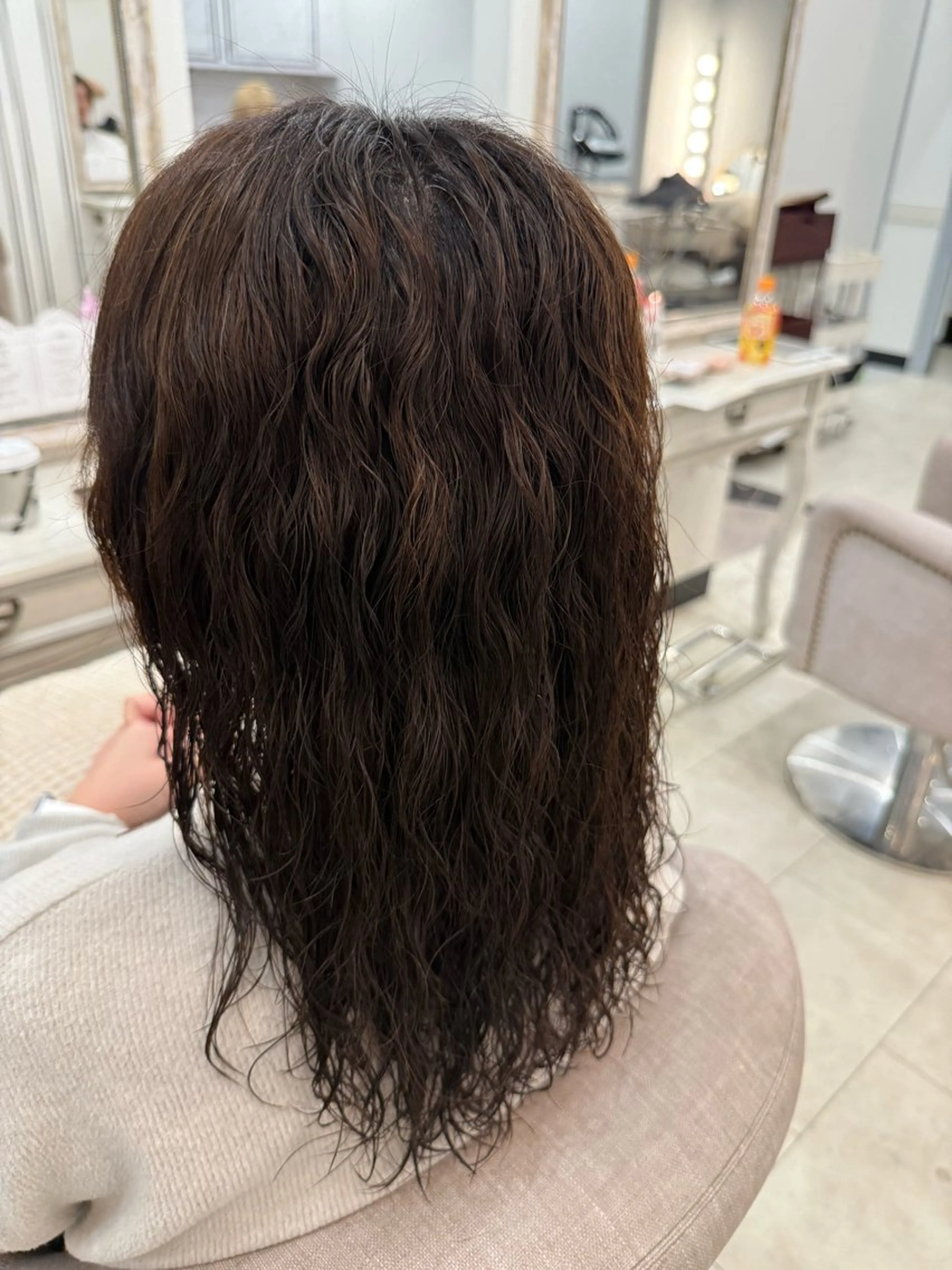 ロング パーマ プードルパーマ カット パーマ Eclat【エクラ】所属・三上 莉里のヘアスタイル