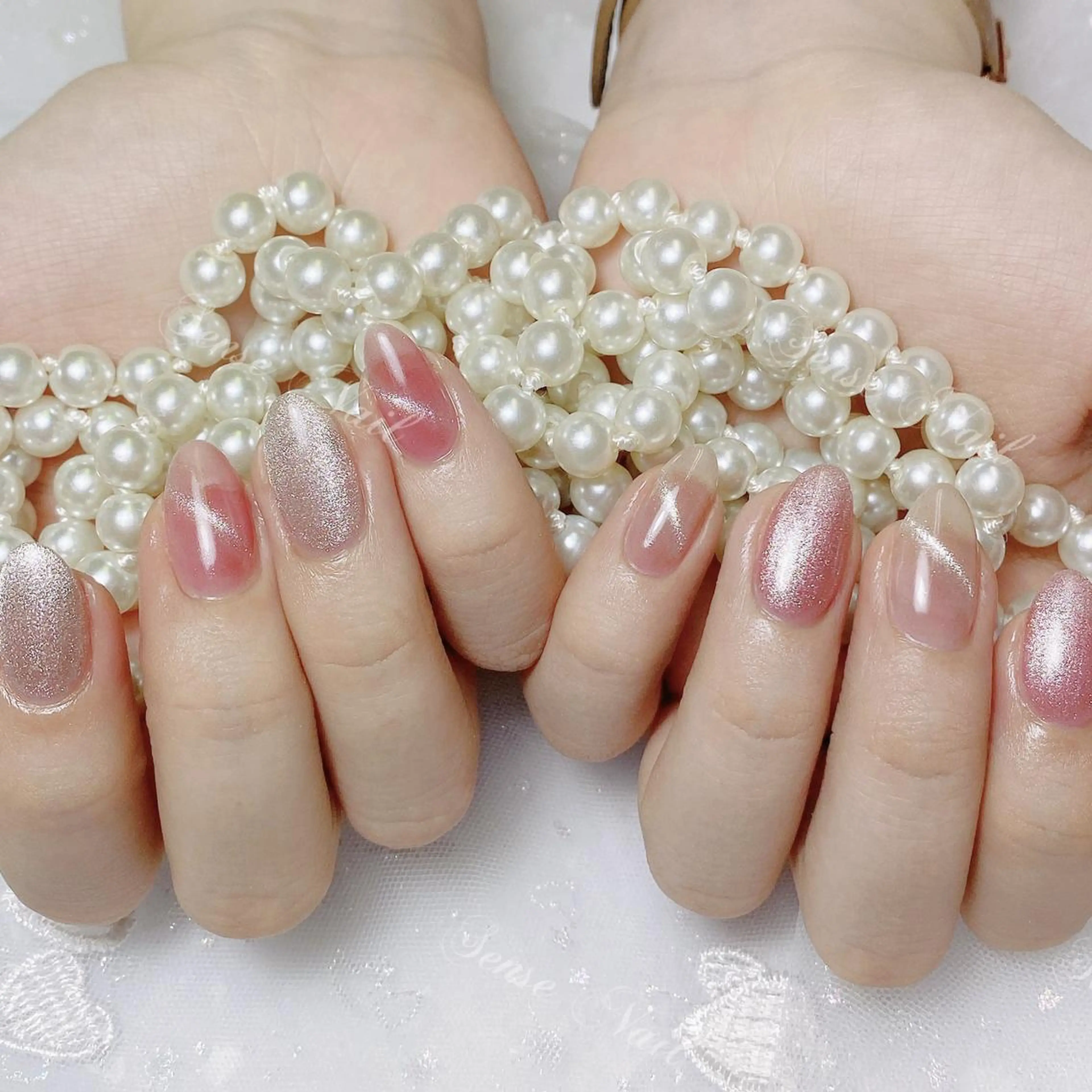 ネイル ハンドネイル ハンドケア Queening 🦋のネイルデザイン