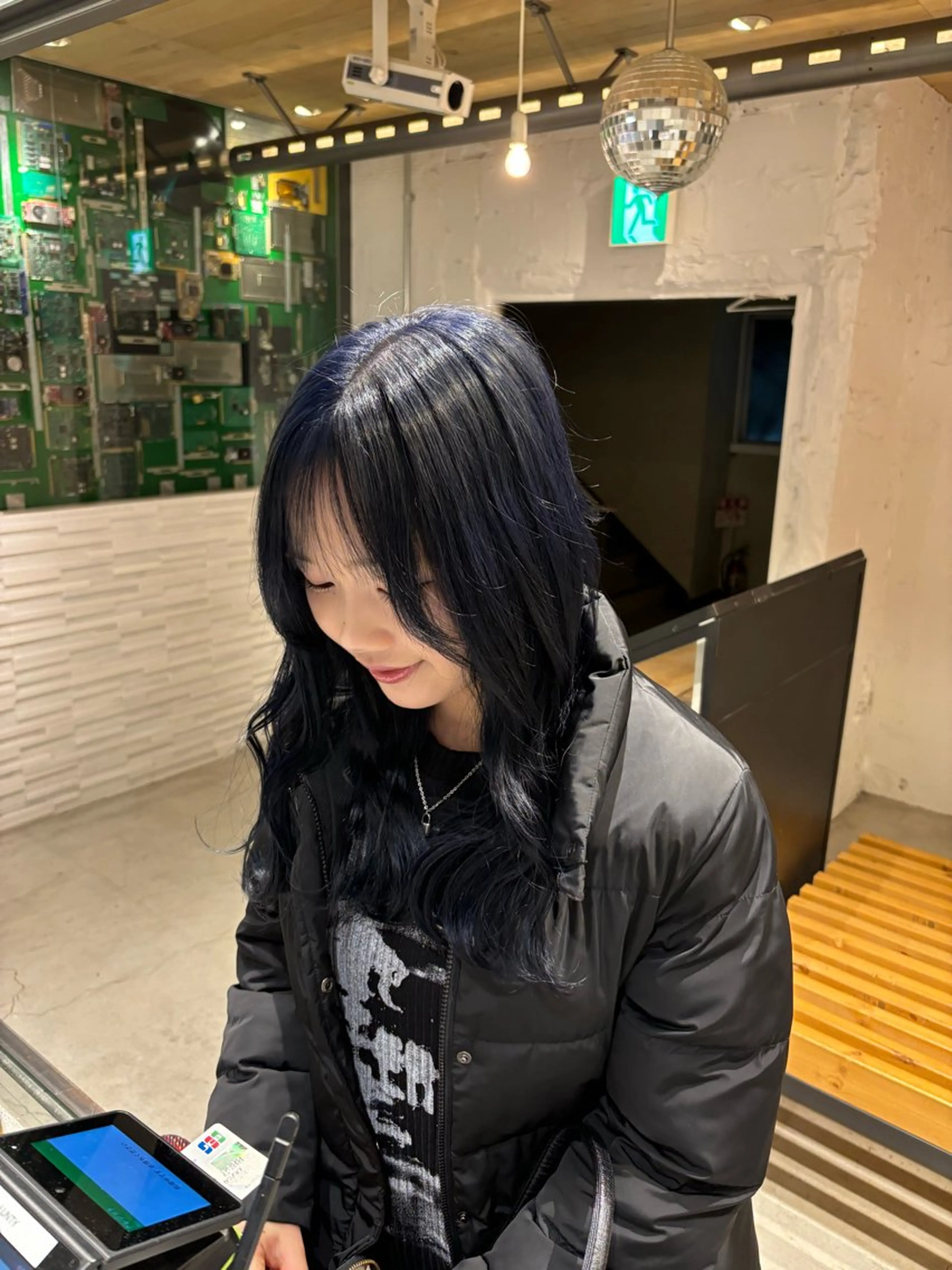 ロング カラー ブリーチ ブルーカラー ダブルカラー ハイトーンカラー ネイビーカラー ravens代表 🍀【ヒロム】🍀のヘアスタイル