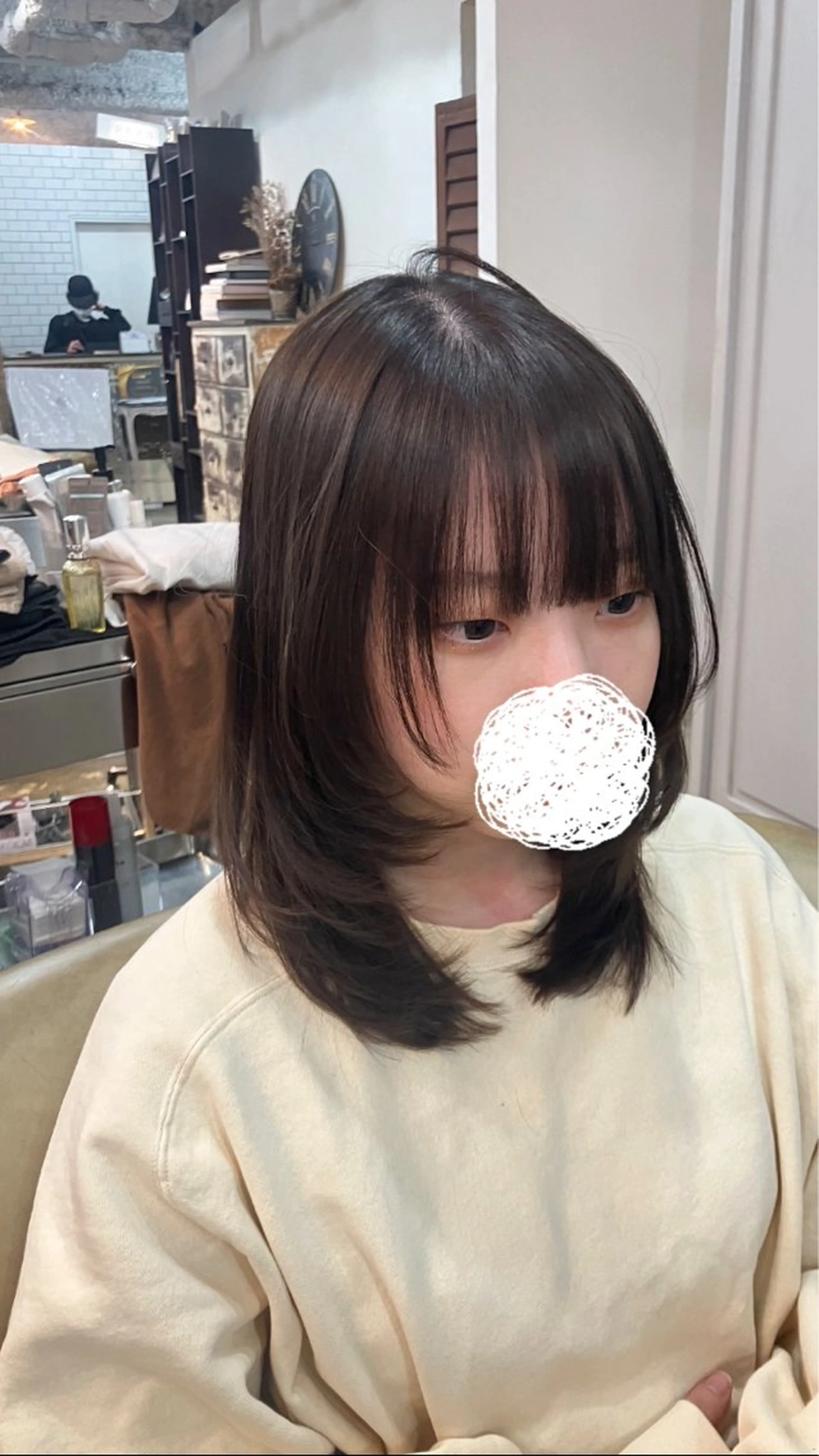 ミディアム 宮本 楓のヘアスタイル