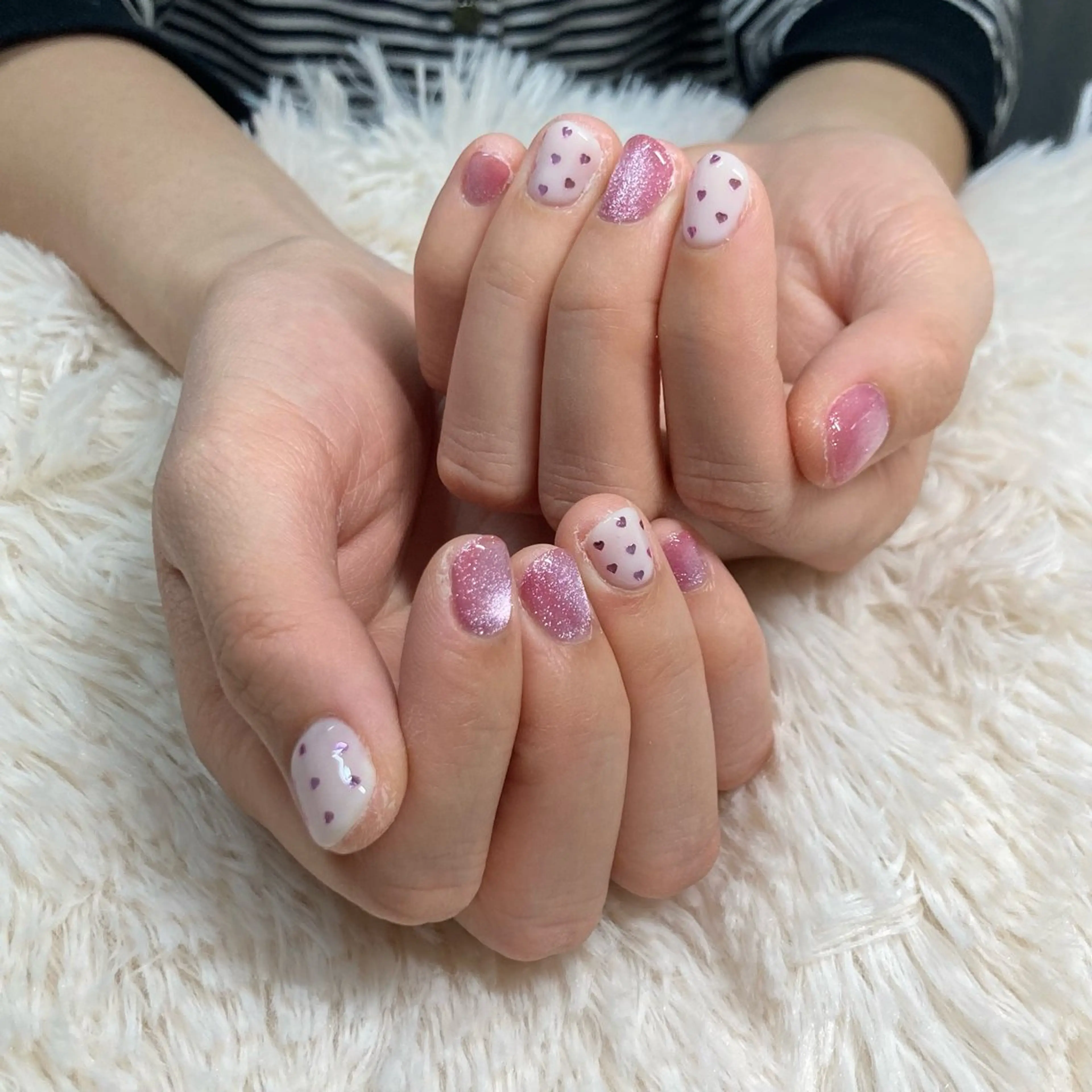 ネイル ピンク nail salon　share所属・Share wakanaのネイルデザイン