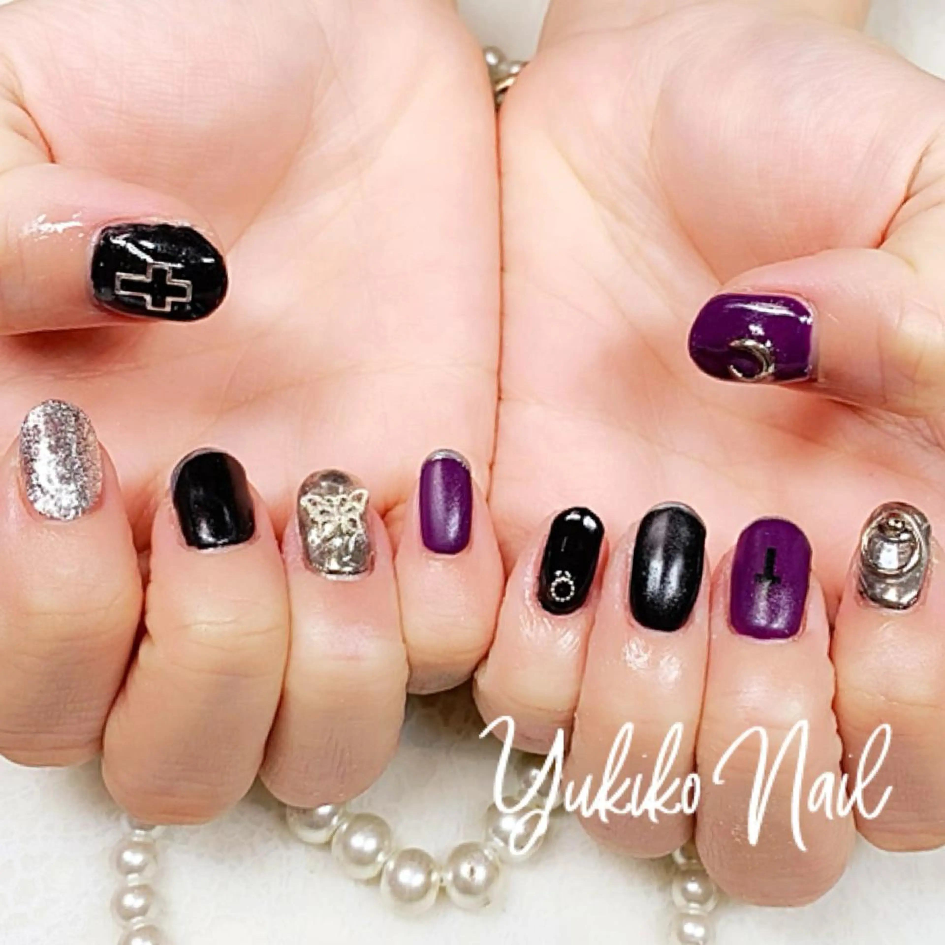 ネイル マットネイル 持ち込み ハンドネイル ユキコ ネイルのネイルデザイン