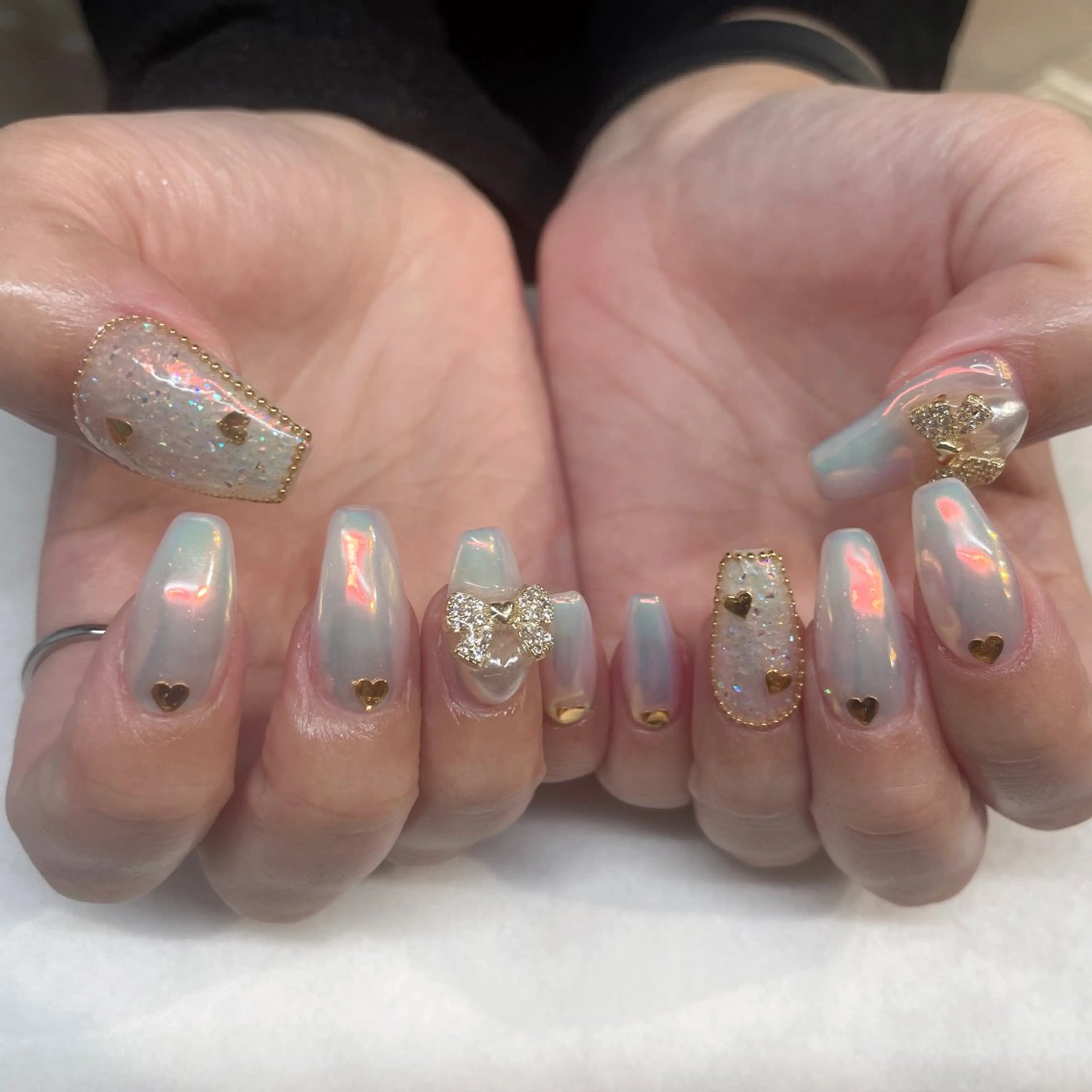 ネイル ハンドネイル 💎🐰 saki. m 🐰💎のネイルデザイン