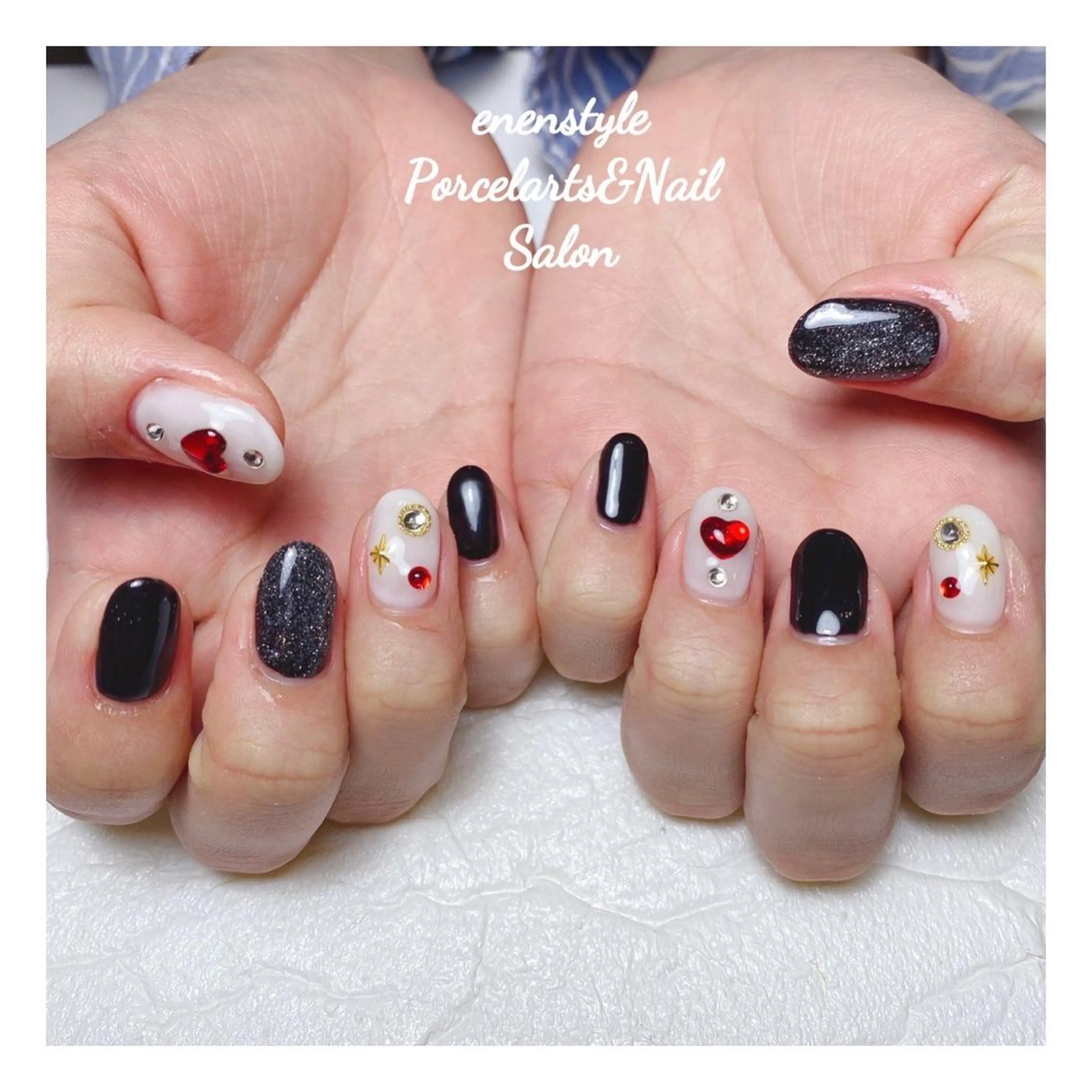 ミディアム ネイル 👑enen style👑のネイルデザイン