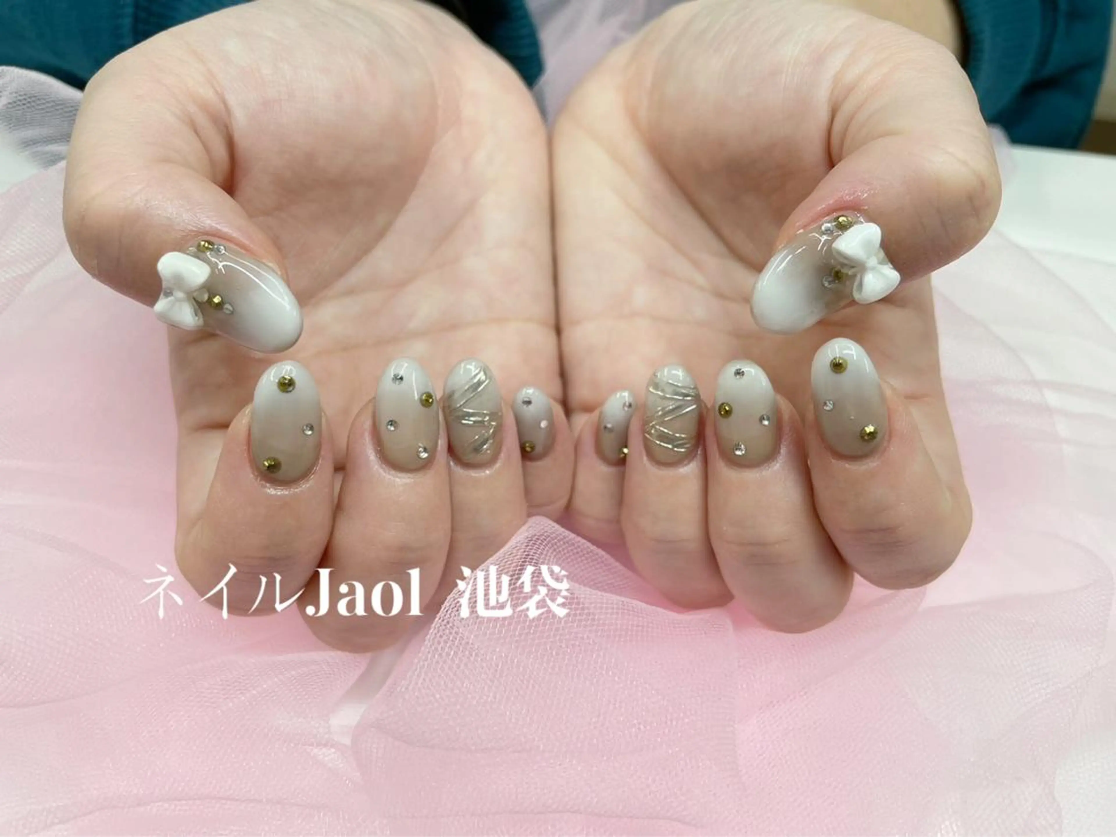 ミディアム nail jaol池袋店所属・ネイルJaol 池袋のネイルデザイン
