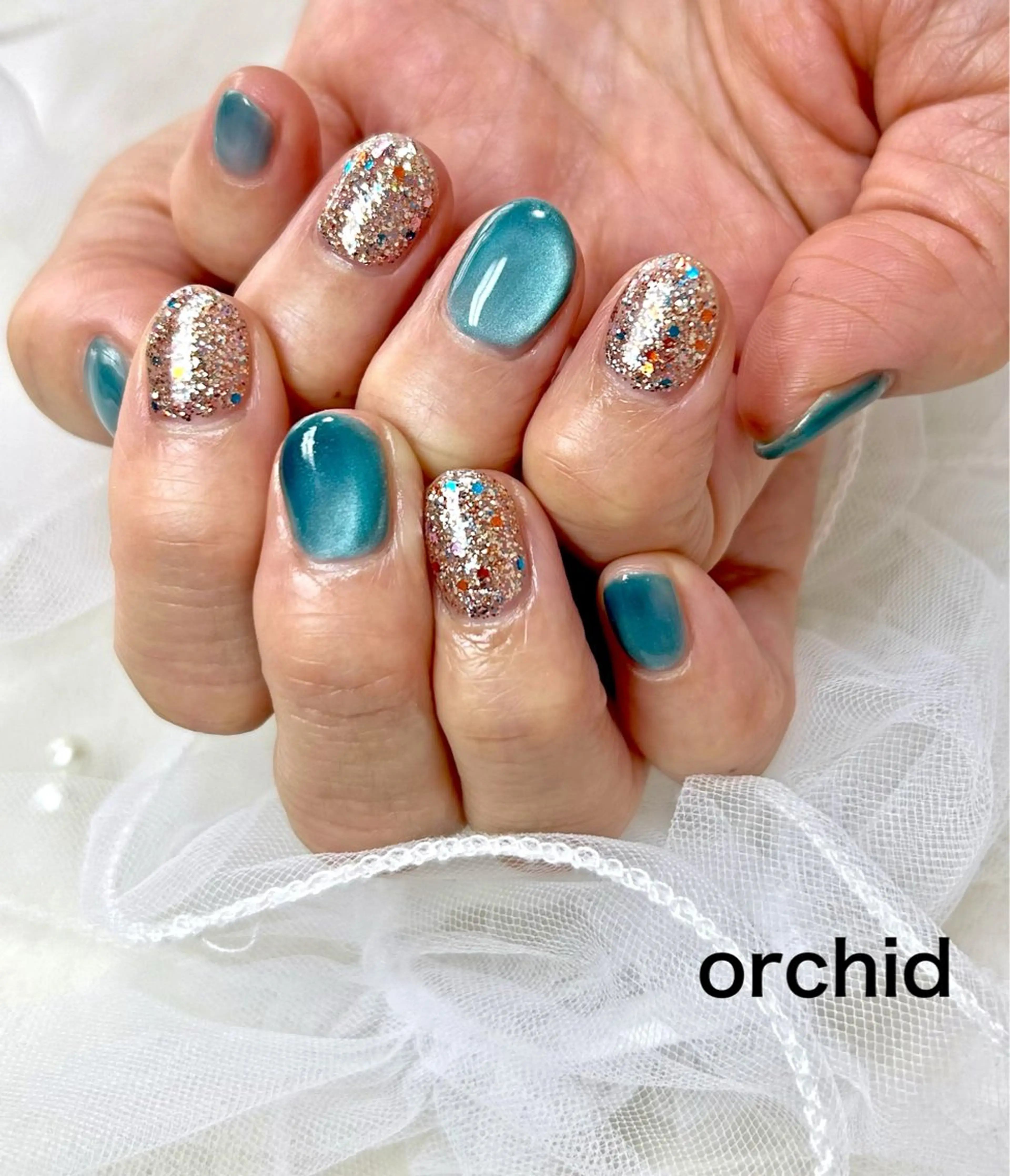 ネイル ハンドネイル フットネイル orchid ♡オーキッドのネイルデザイン