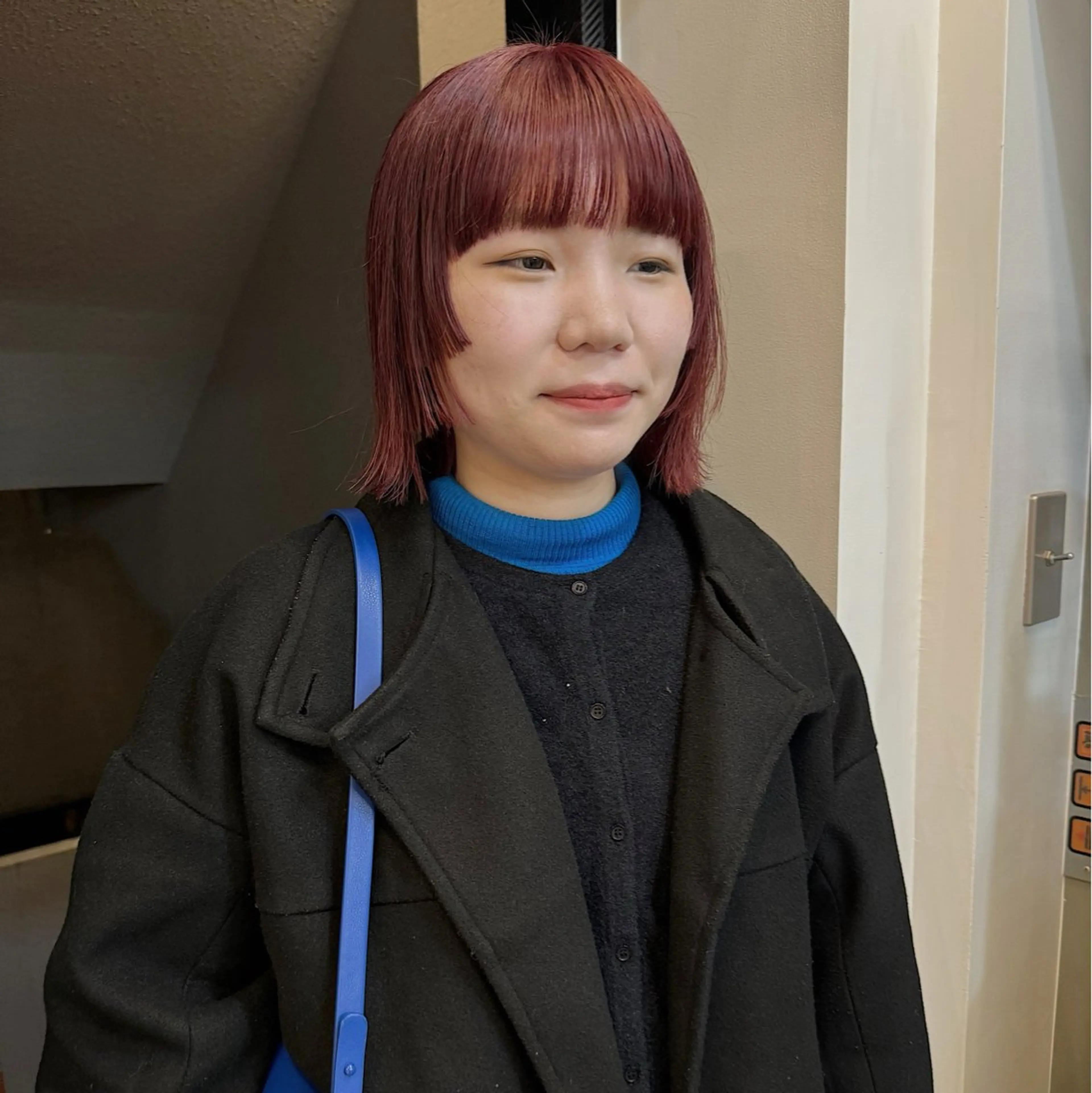 ミディアム カラー ヘアアレンジ ハイトーンカラー ピンクカラー デザインカット カット ヘアカラー 🌐サトウ リョウ🌐のその他イメージ