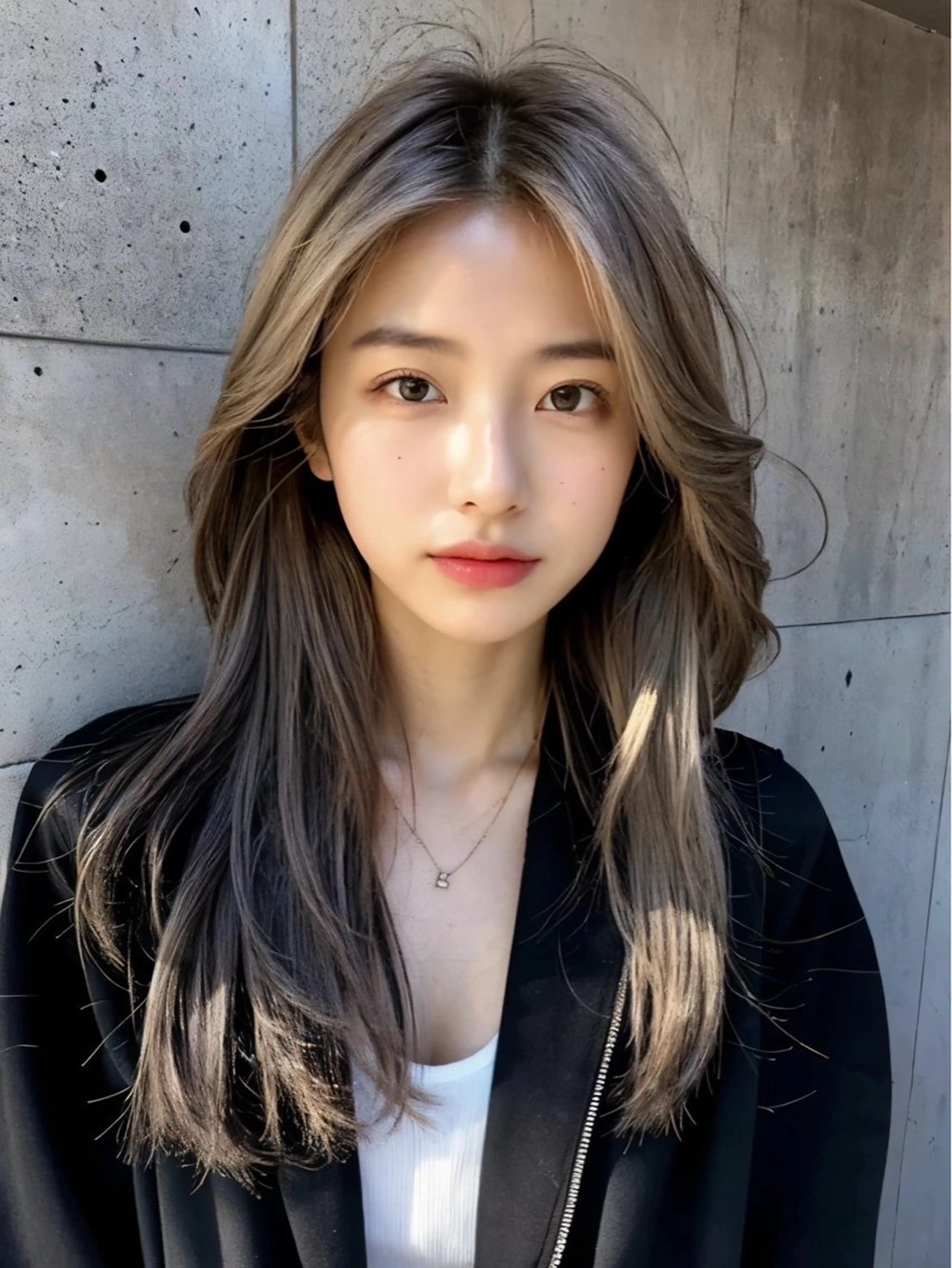 カラー La fith hair ray 札幌店所属・顔まわり/W カラー/リョウのヘアスタイル