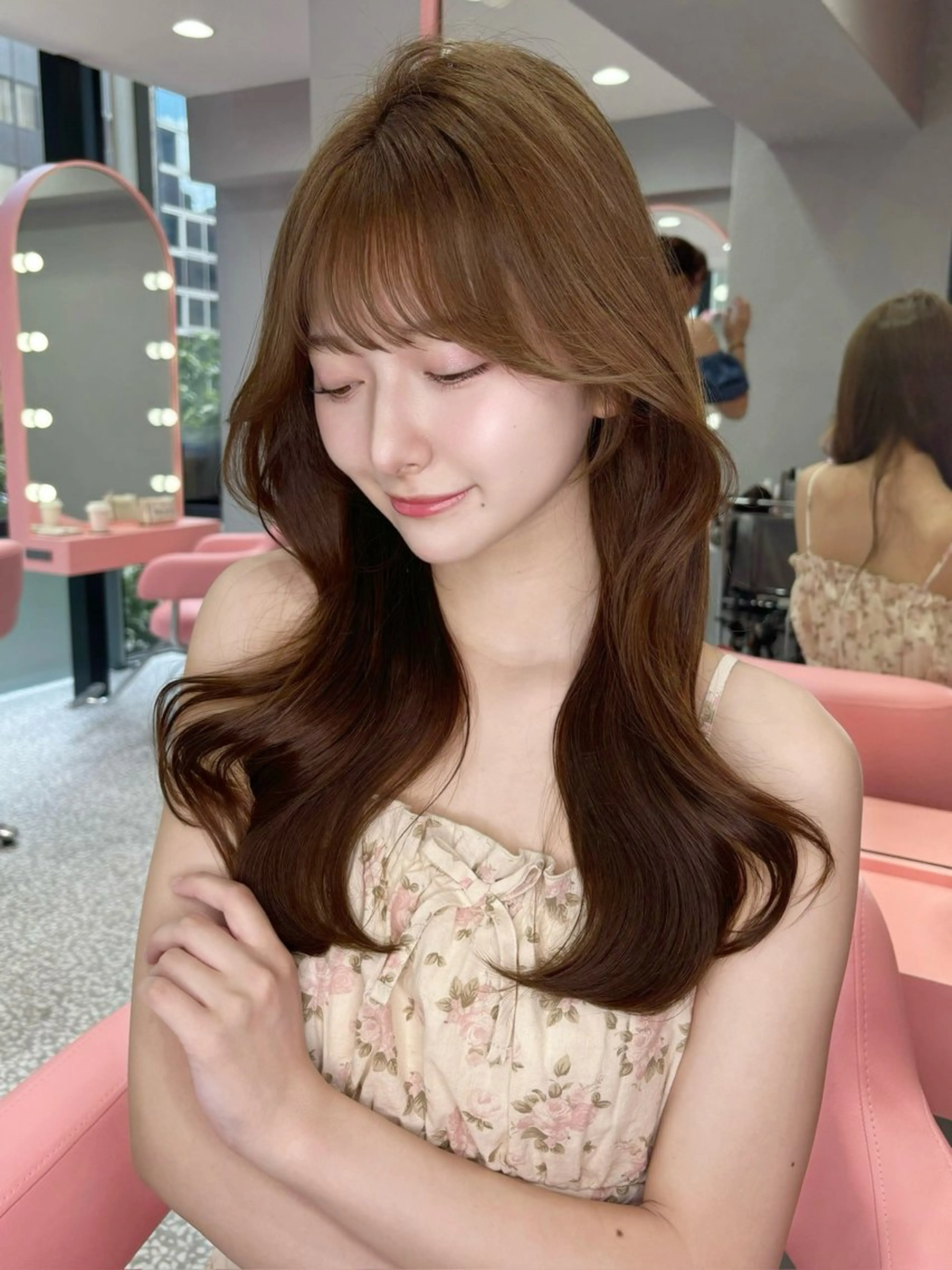 ロング ICY所属・kanna♡ 韓国ヘアーのヘアスタイル