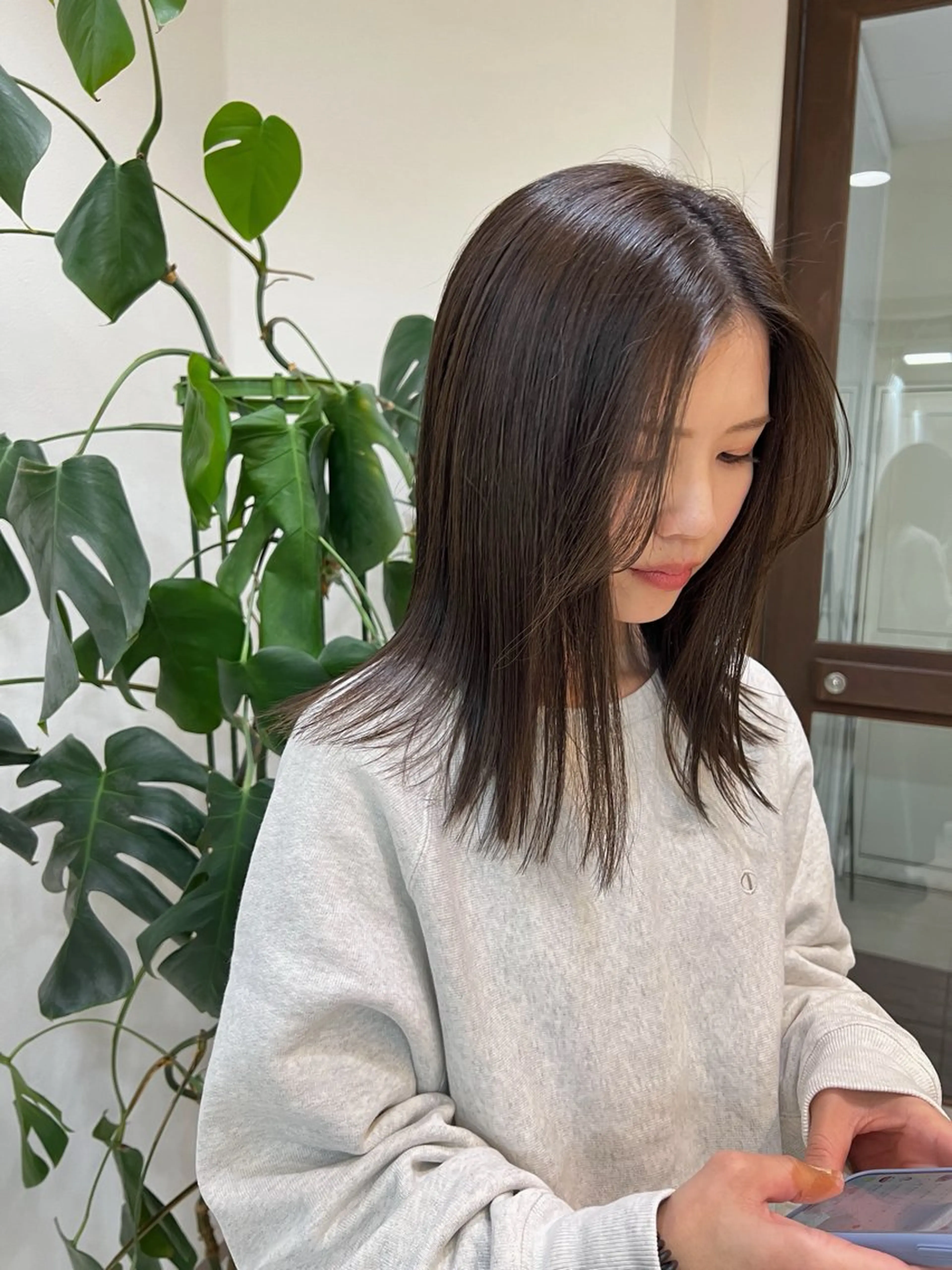 ミディアム カラー JULI 長田のヘアスタイル