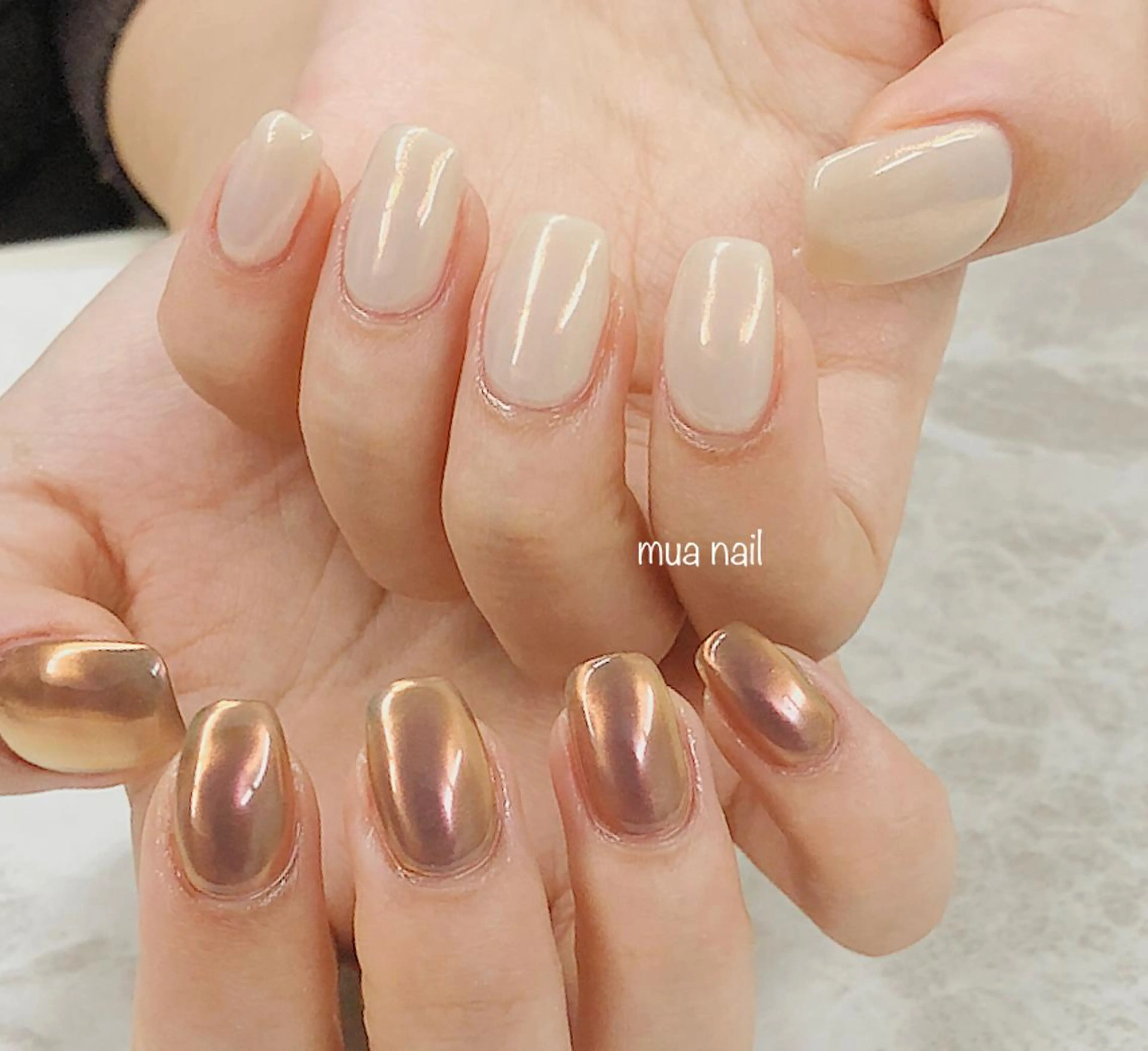 ネイル ミラーネイル mua nail mikiのネイルデザイン