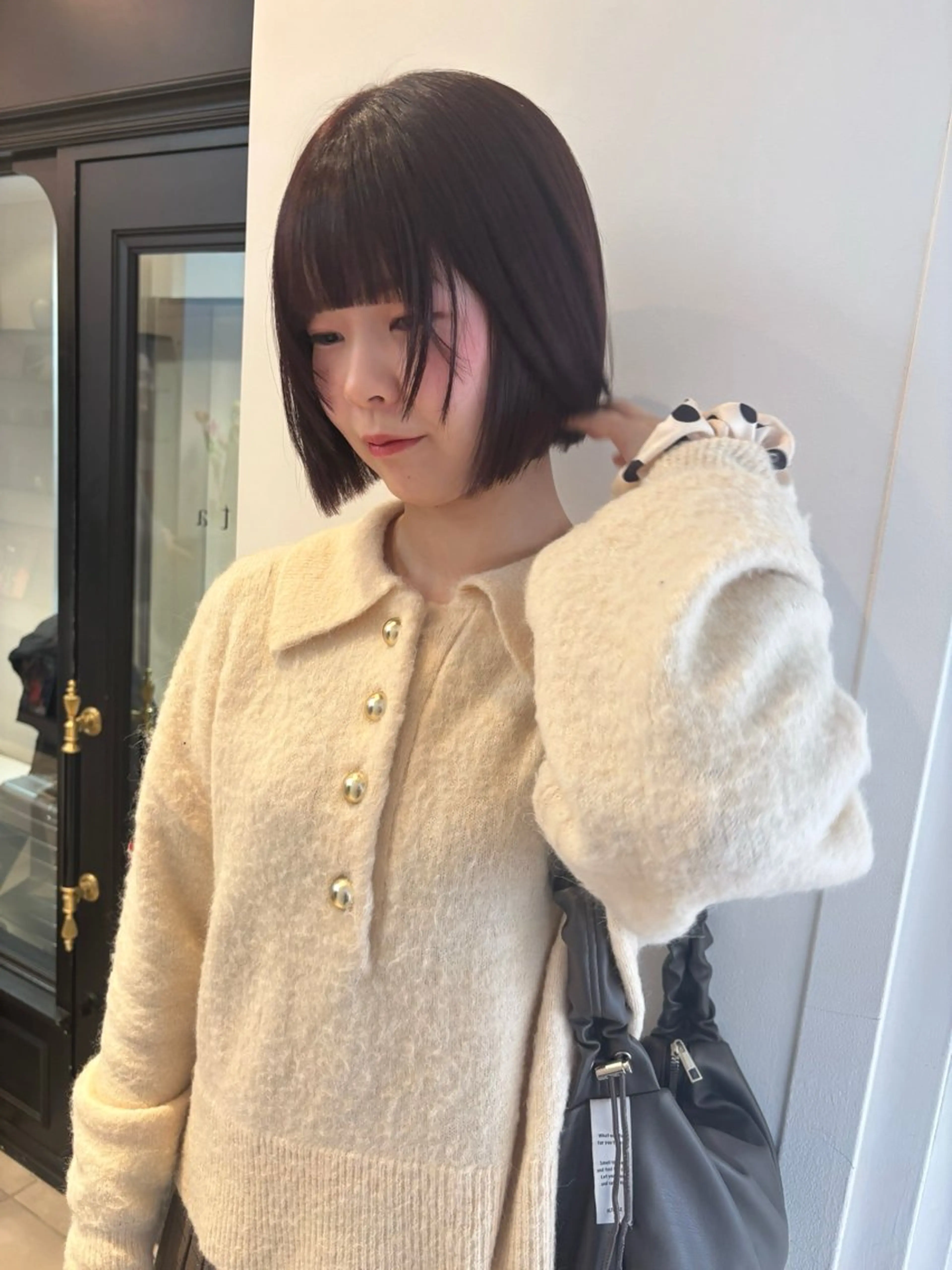 ショート カラー カット ヘアカラー riria/ボブ /ブラウンカラー🎀のヘアスタイル