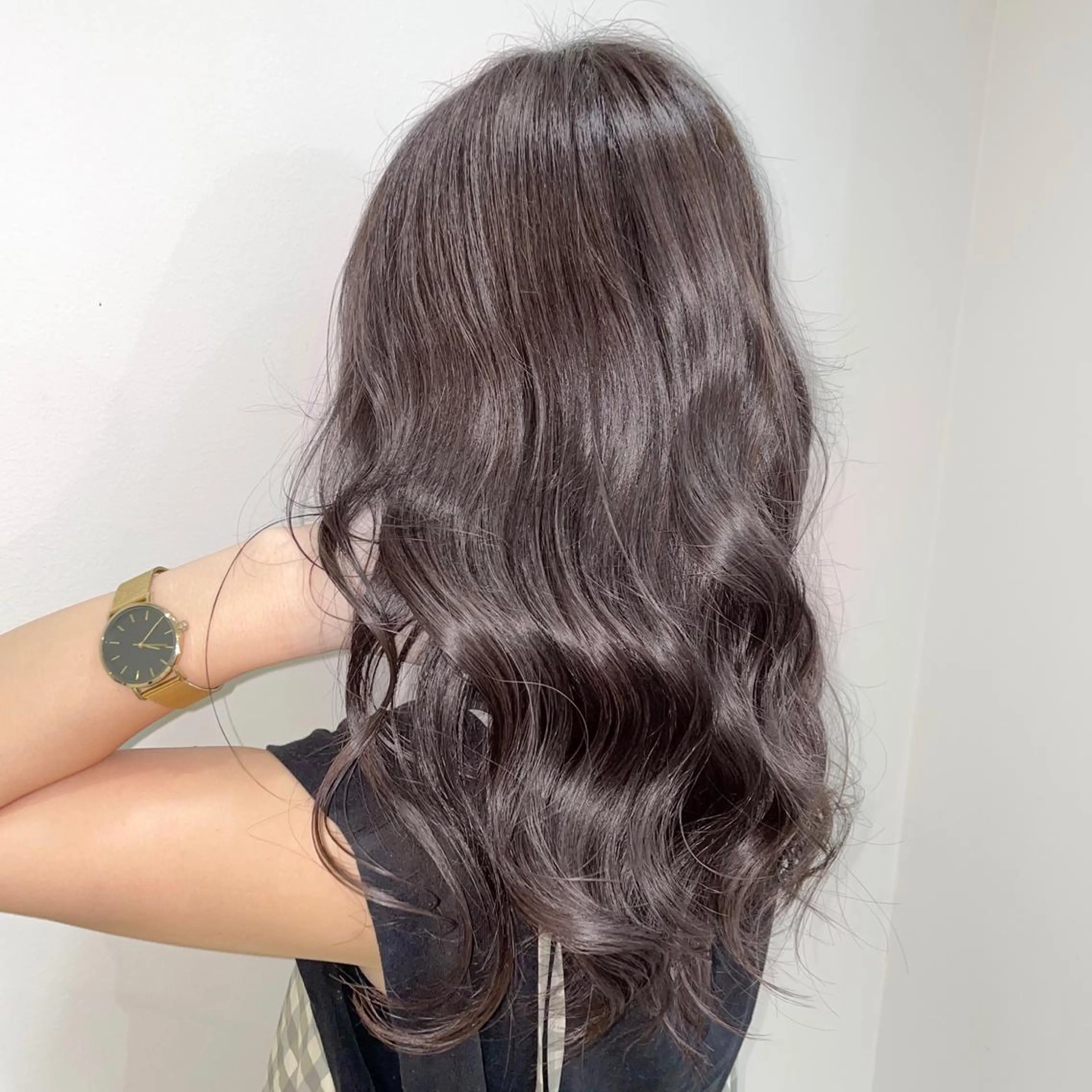 ロング カラー ヘアカラー トリートメント 縮毛矯正/髪質改善 /韓国風　山川春輝のヘアスタイル